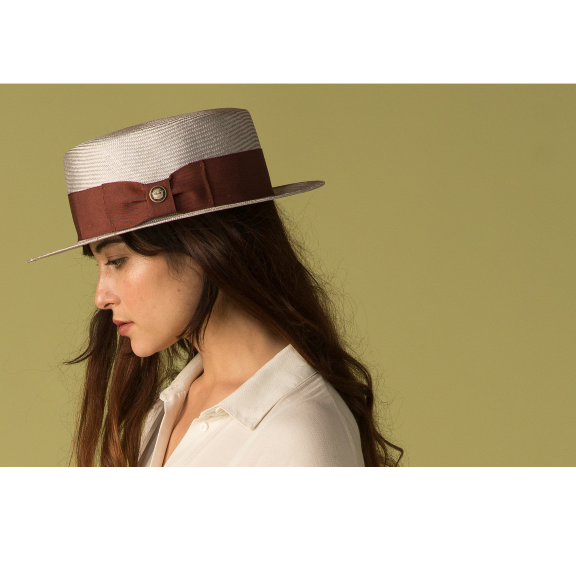 Goorin Bros. Tipper Prescot Grey boater womens styling