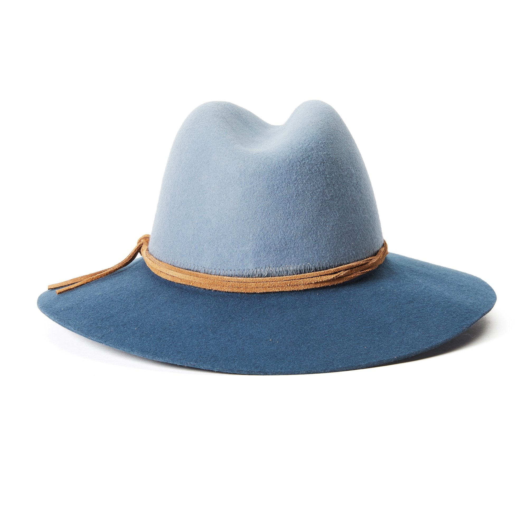 Goorin Bros. queen of hearts wool wide brim fedora Sky back view