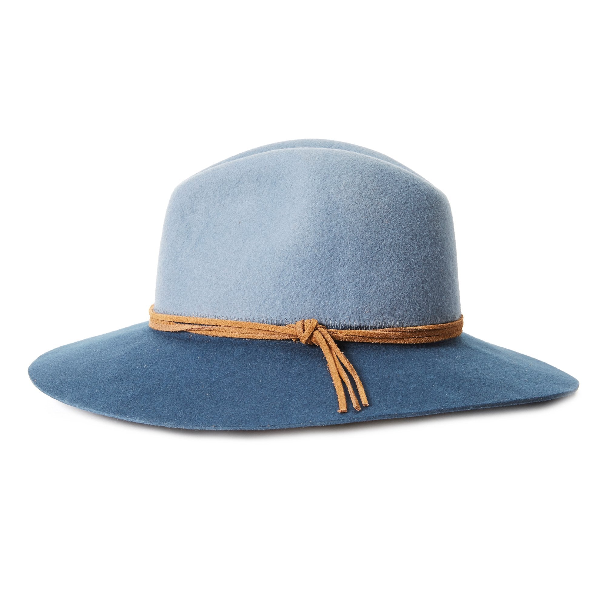 Goorin Bros. queen of hearts wool wide brim fedora Sky side view
