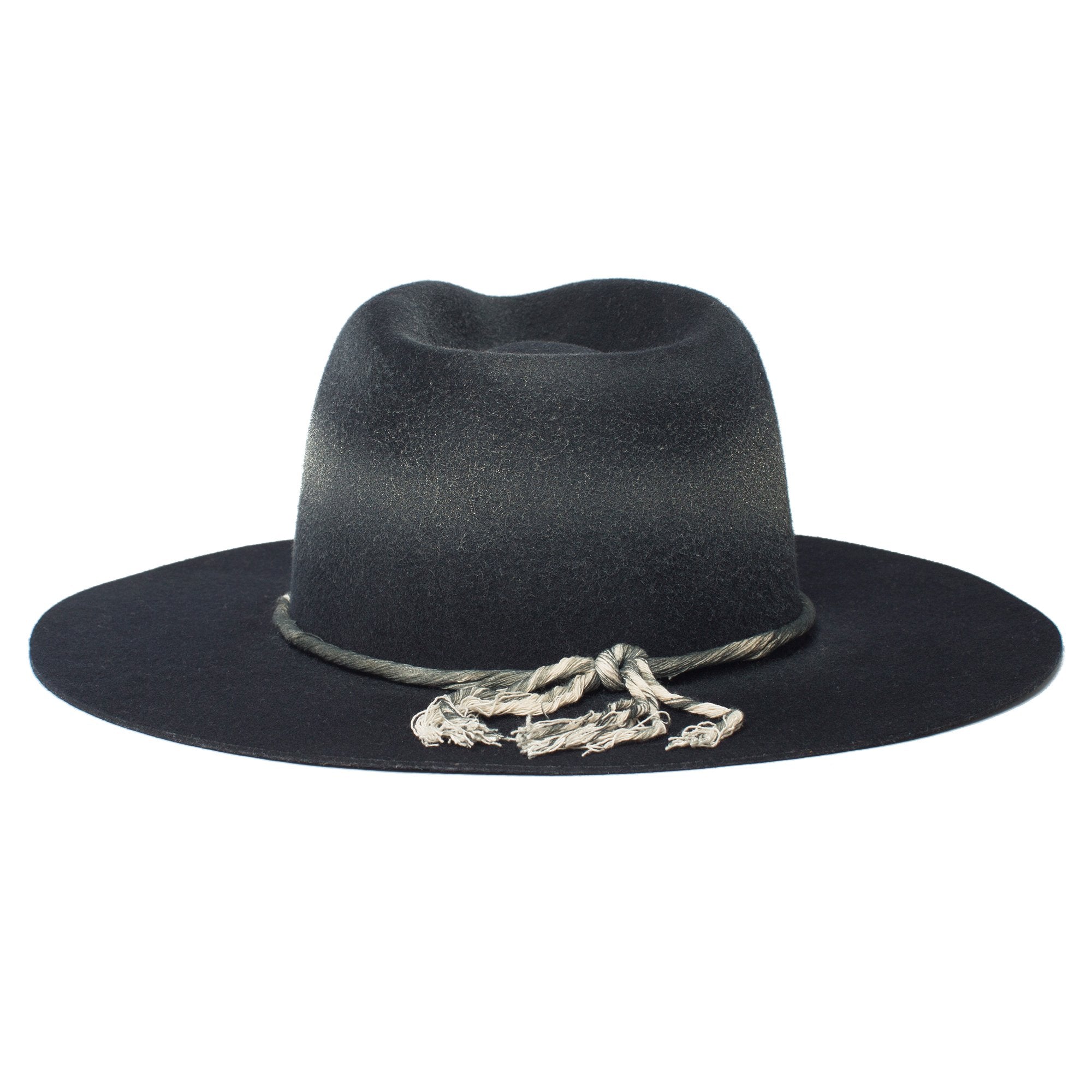 Goorin Bros. mr nix wool wide brim fedora Black back view