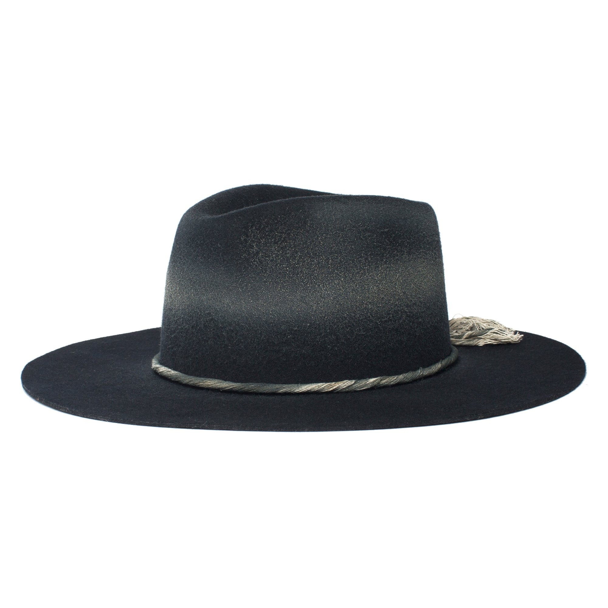 Goorin Bros. mr nix wool wide brim fedora Black left side view
