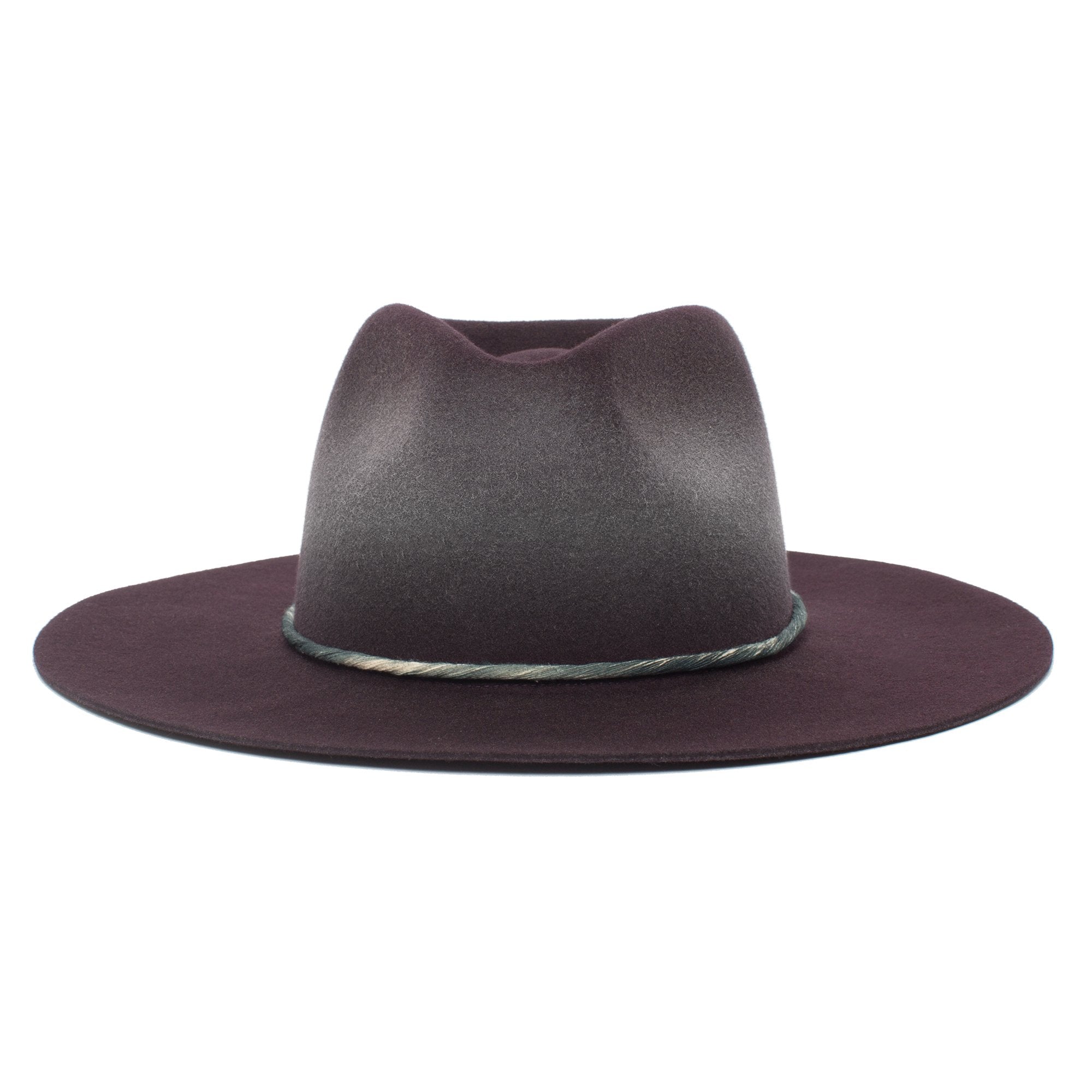 Goorin Bros. mr nix wool wide brim fedora Purple front view