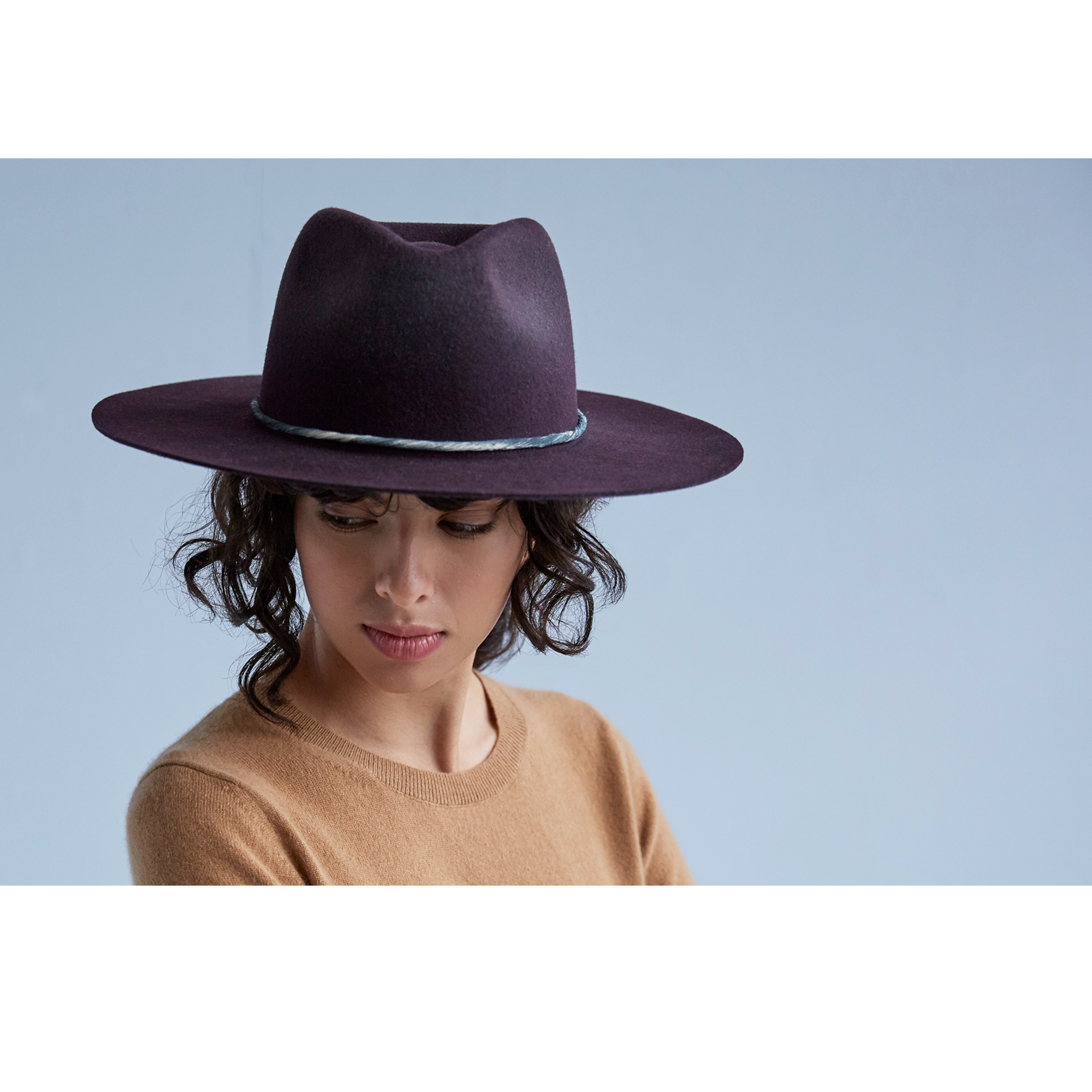 Goorin Bros. mr nix wool wide brim fedora Purple womens styling
