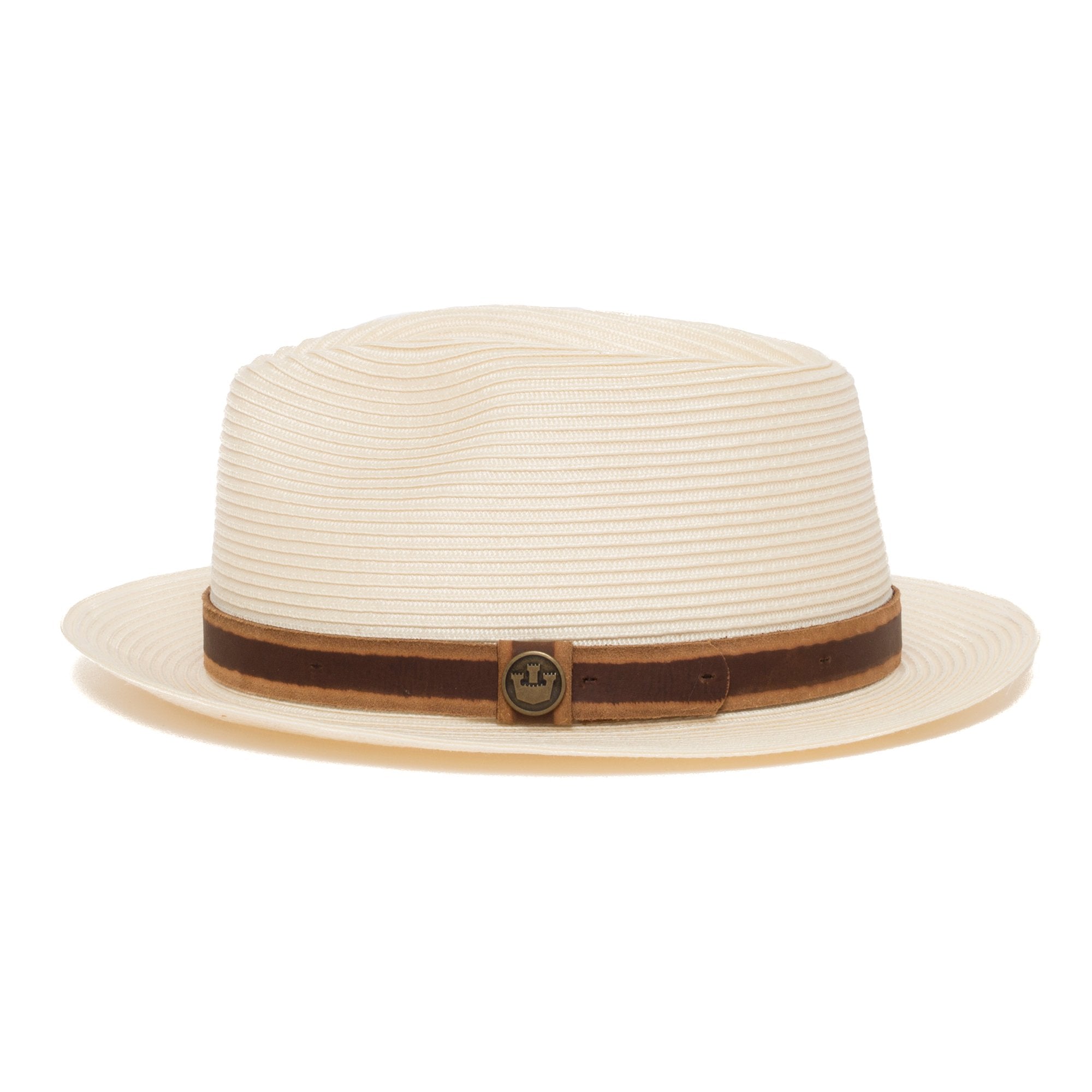 Goorin Bros. enjoy the ride teardrop medium brim polypropelene fedora hat White side view
