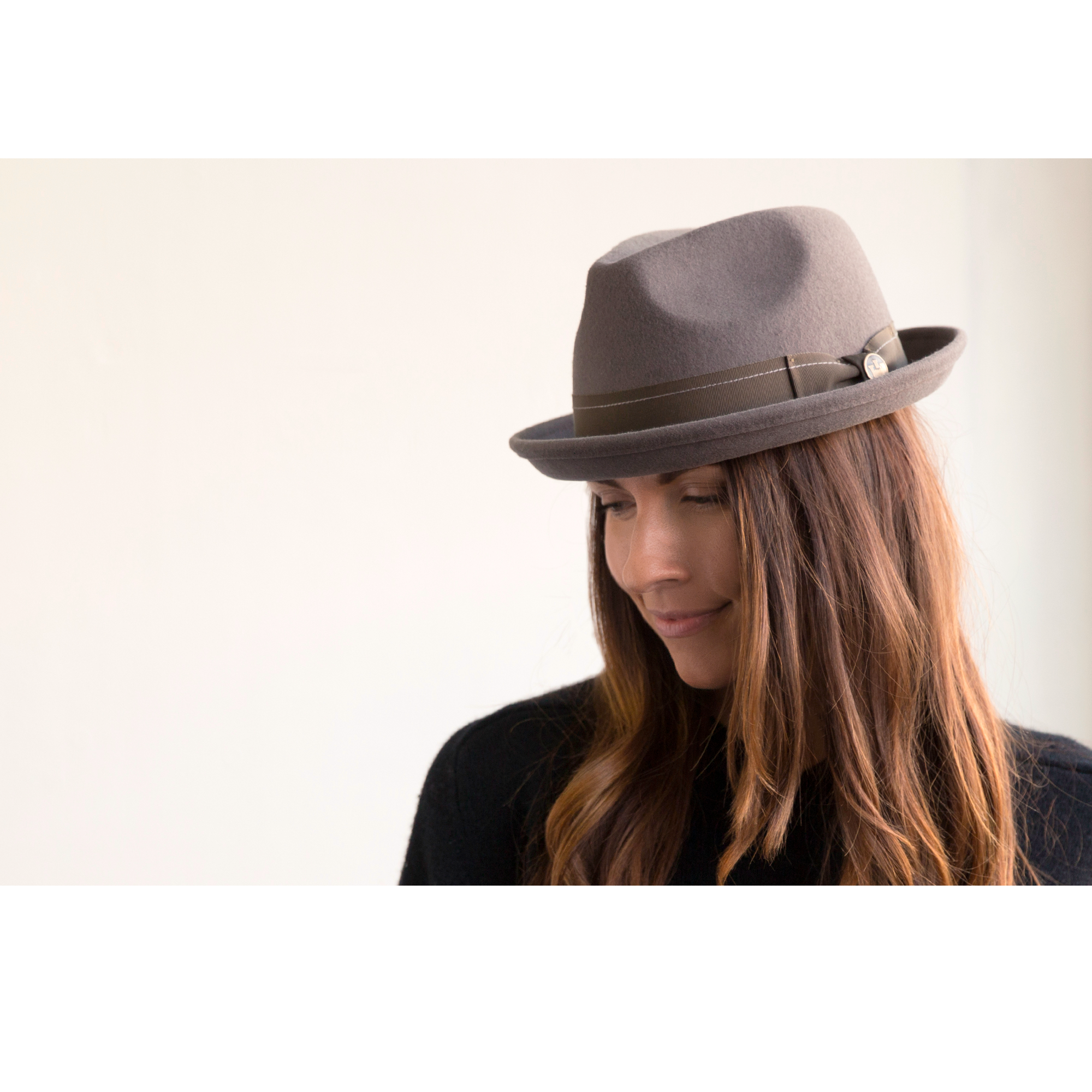 Goorin Bros. The Event Grey fedora womens styling