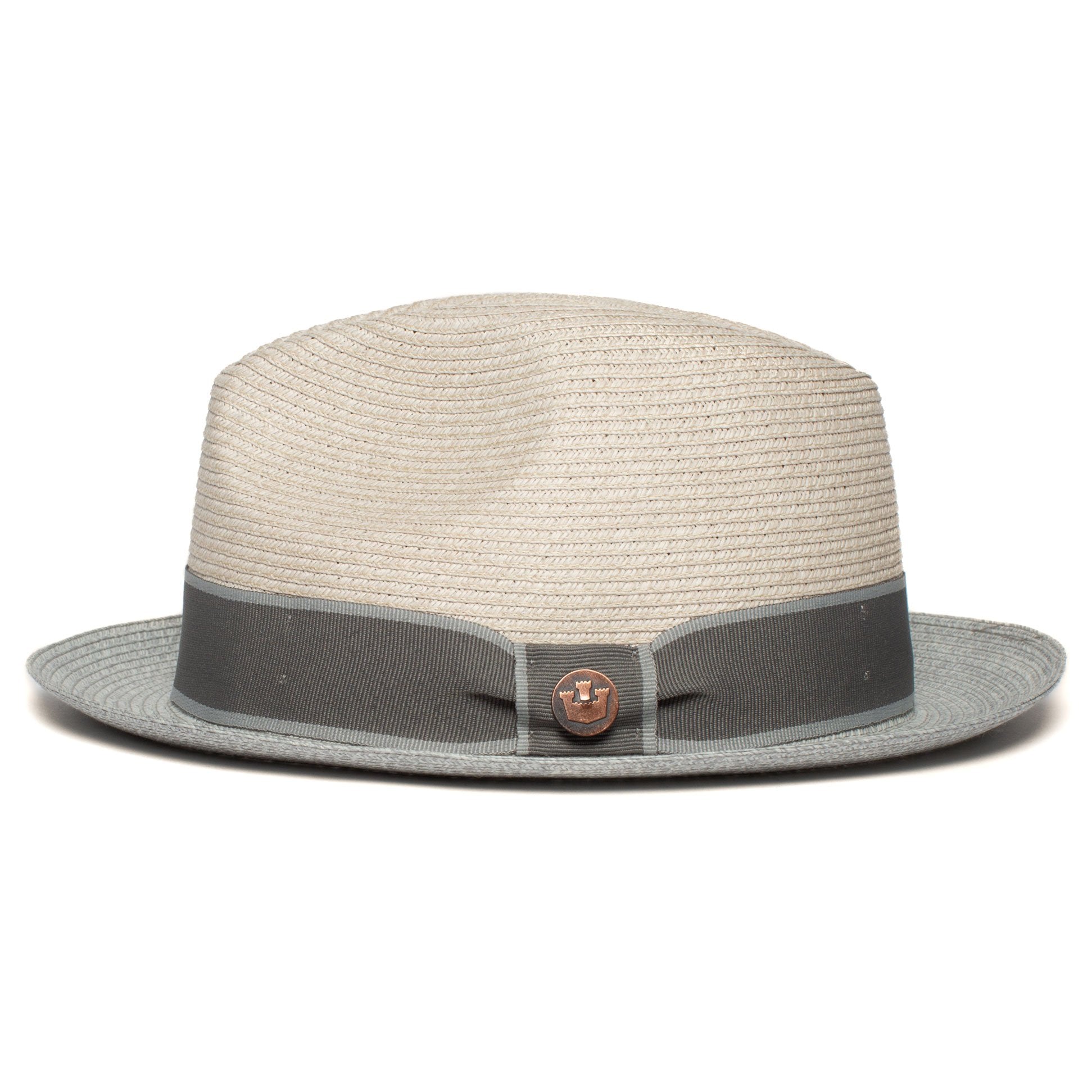 Goorin Bros. brighton high center dent medium brim paper poly blend fedora hat White side view