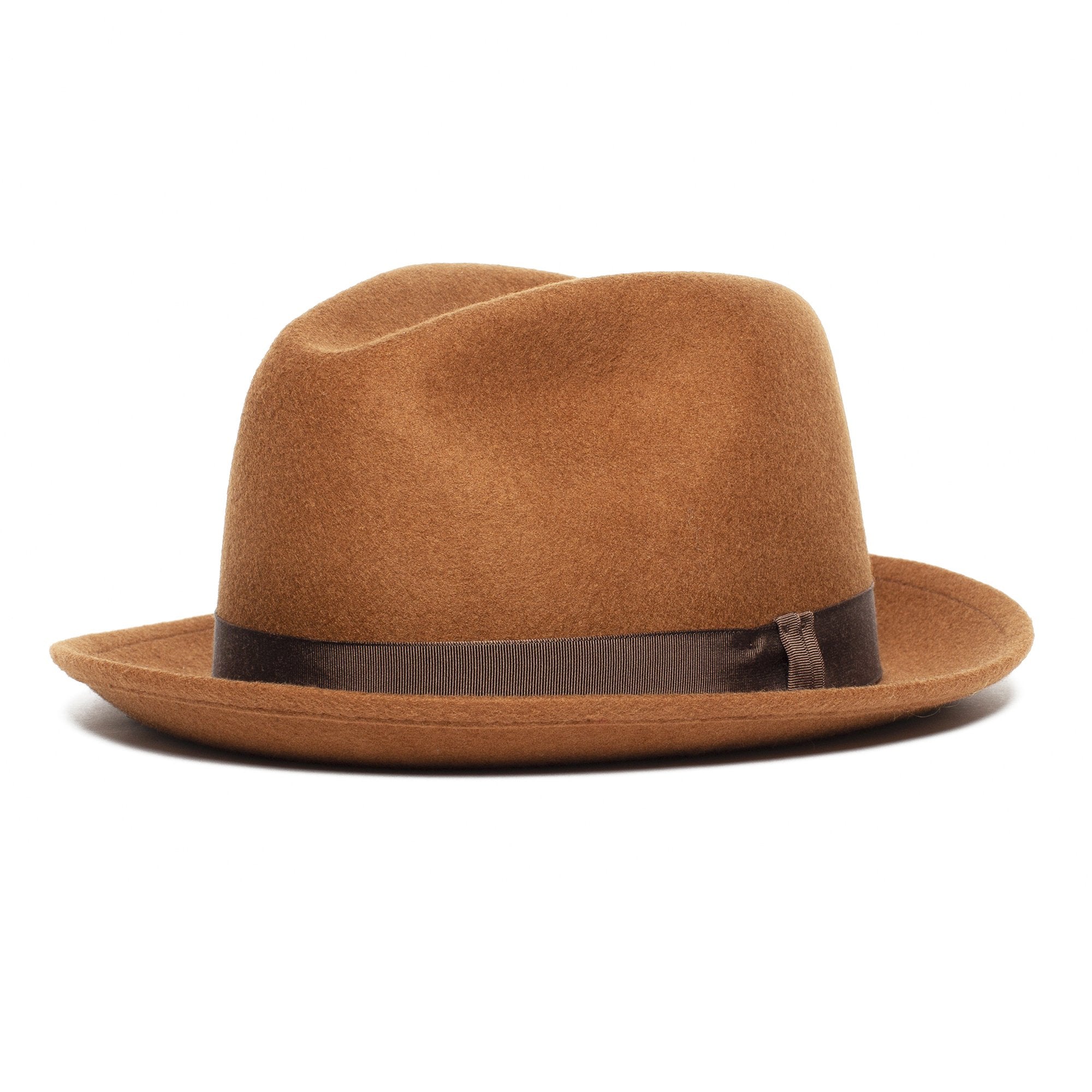 Goorin Bros. johnny wool fedora Carmel left side view