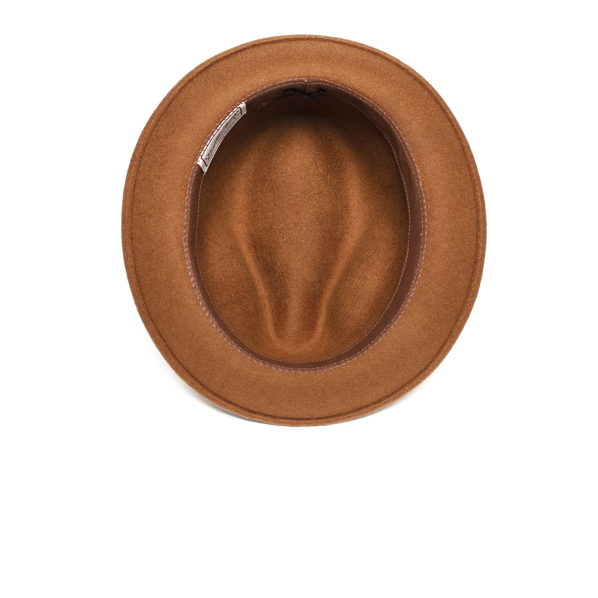 Goorin Bros. johnny wool fedora Carmel under view