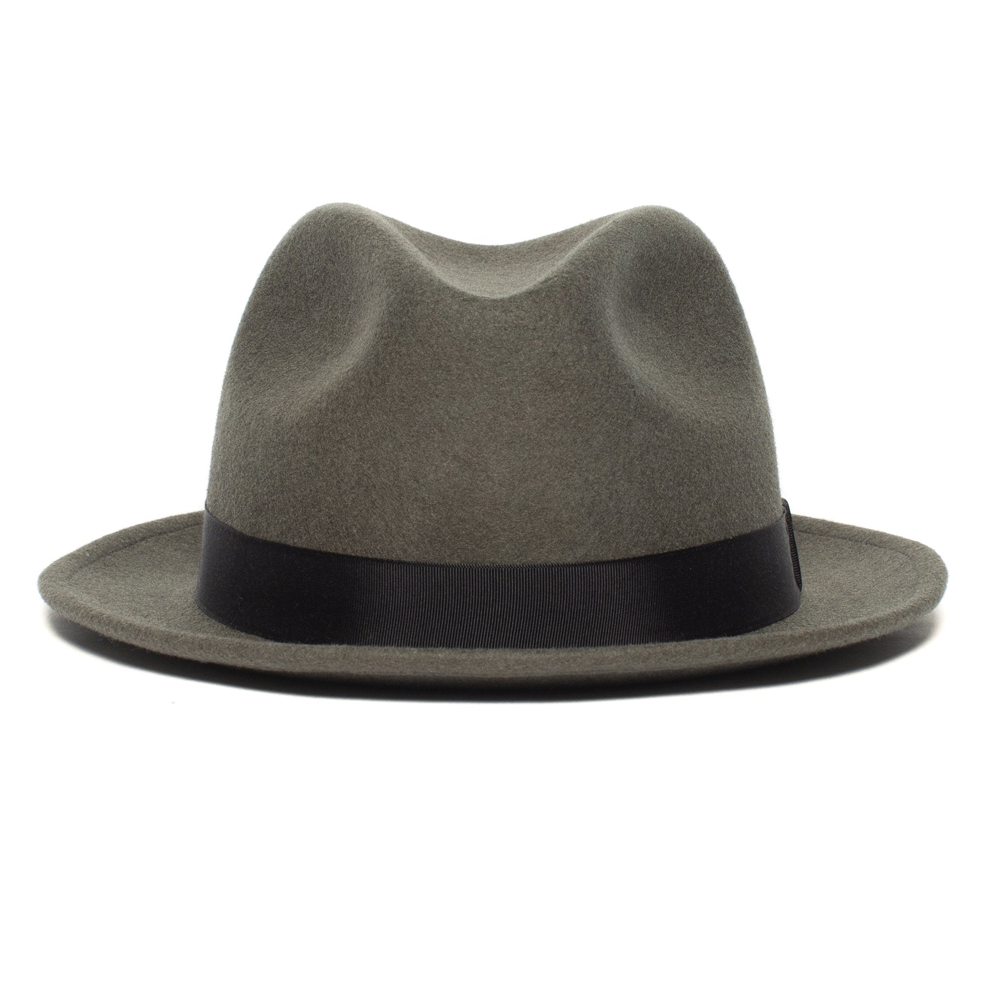 Goorin Bros. johnny wool fedora Charcoal front view