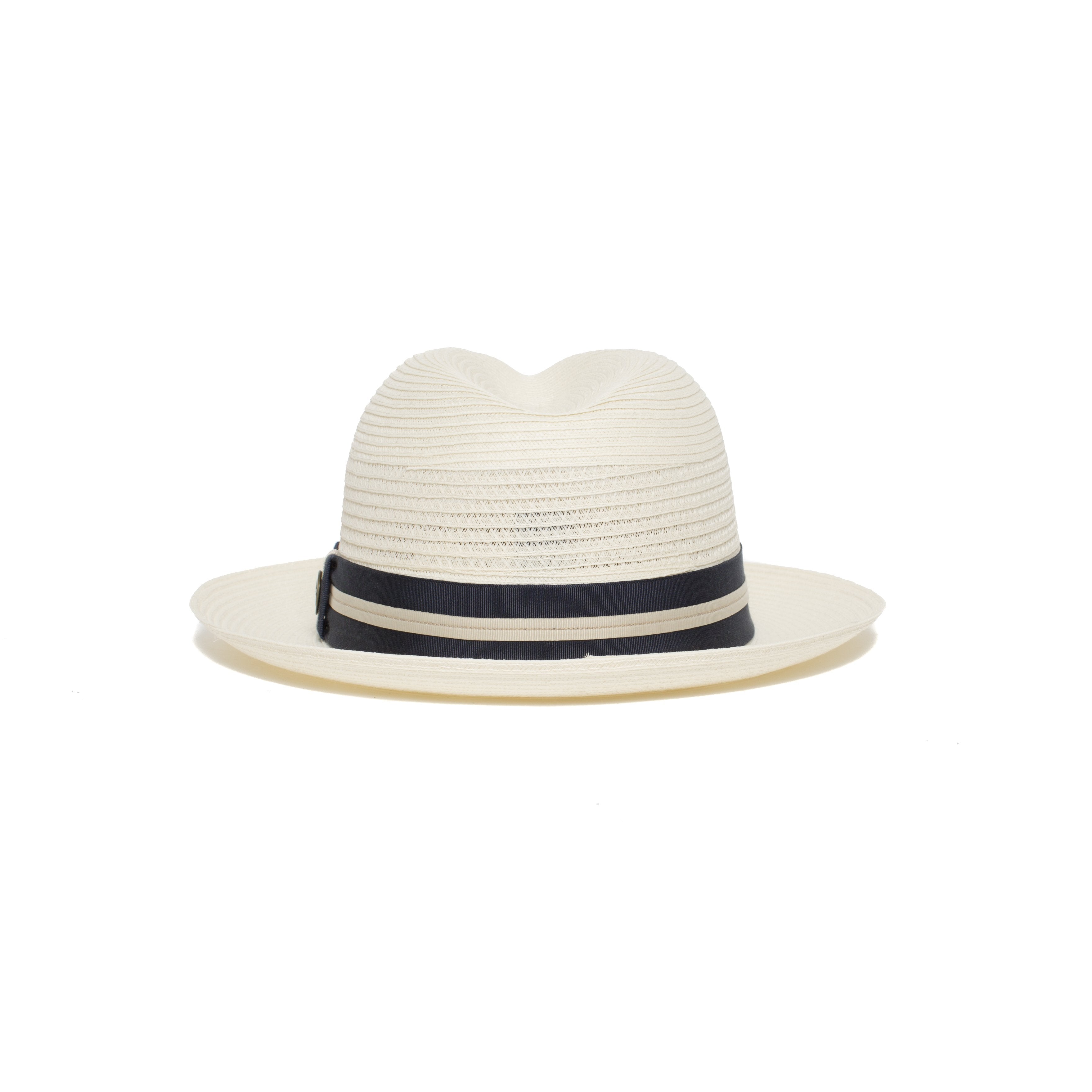Goorin Bros. knox duncan center dent medium brim hemp fedora hat Natural back view