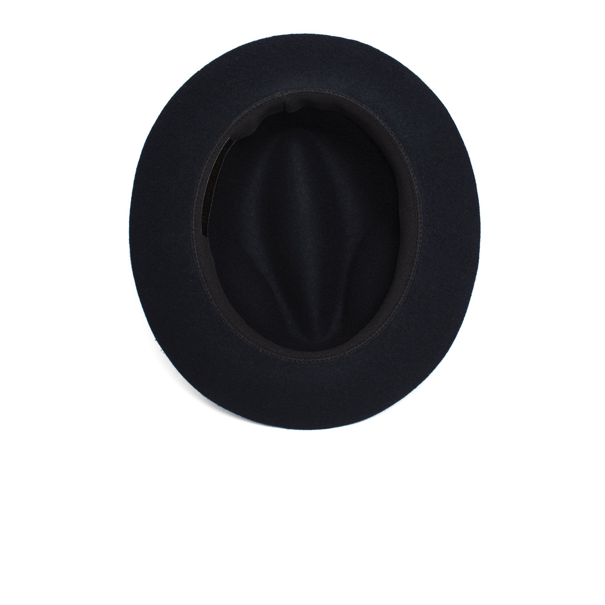 Goorin Bros. royal romeo wool classic brim fedora Navy under view