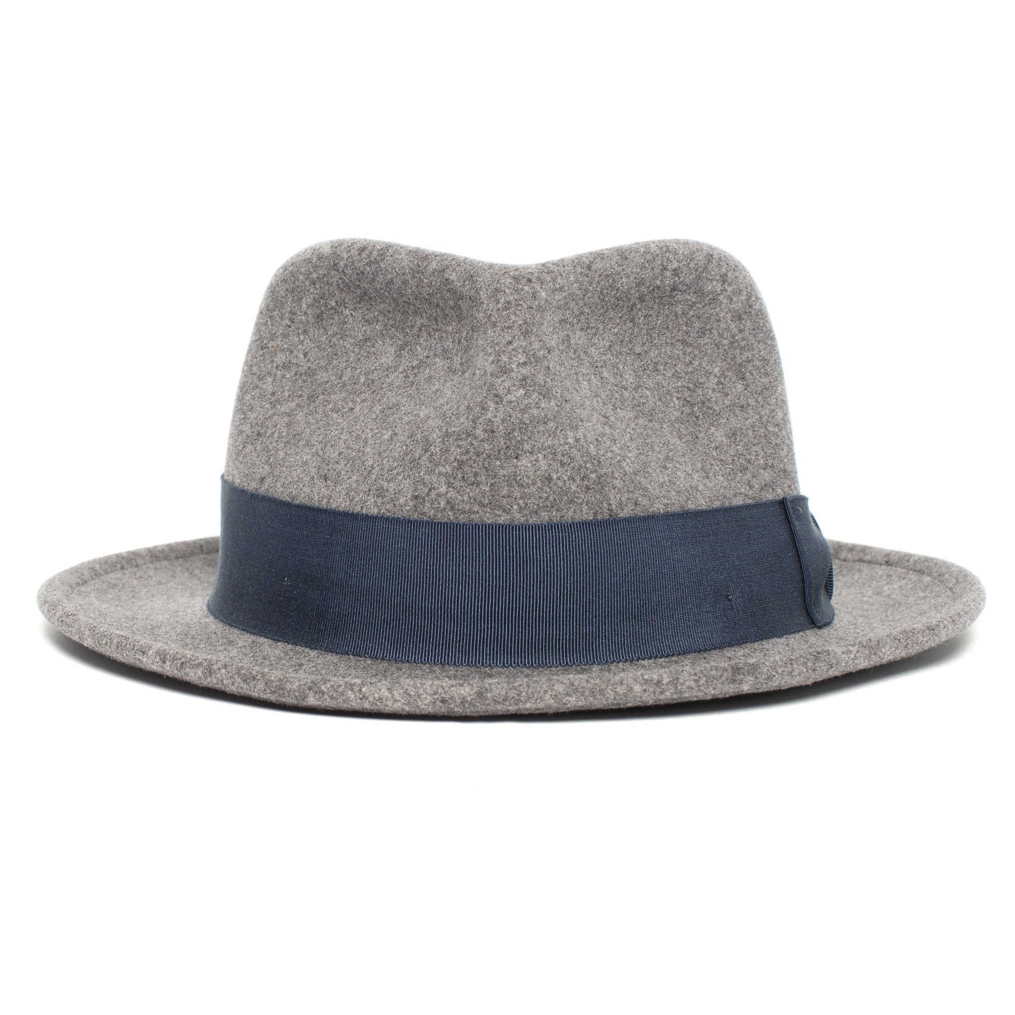 Goorin Bros. radley teardrop medium brim felt fedora hat Grey front view