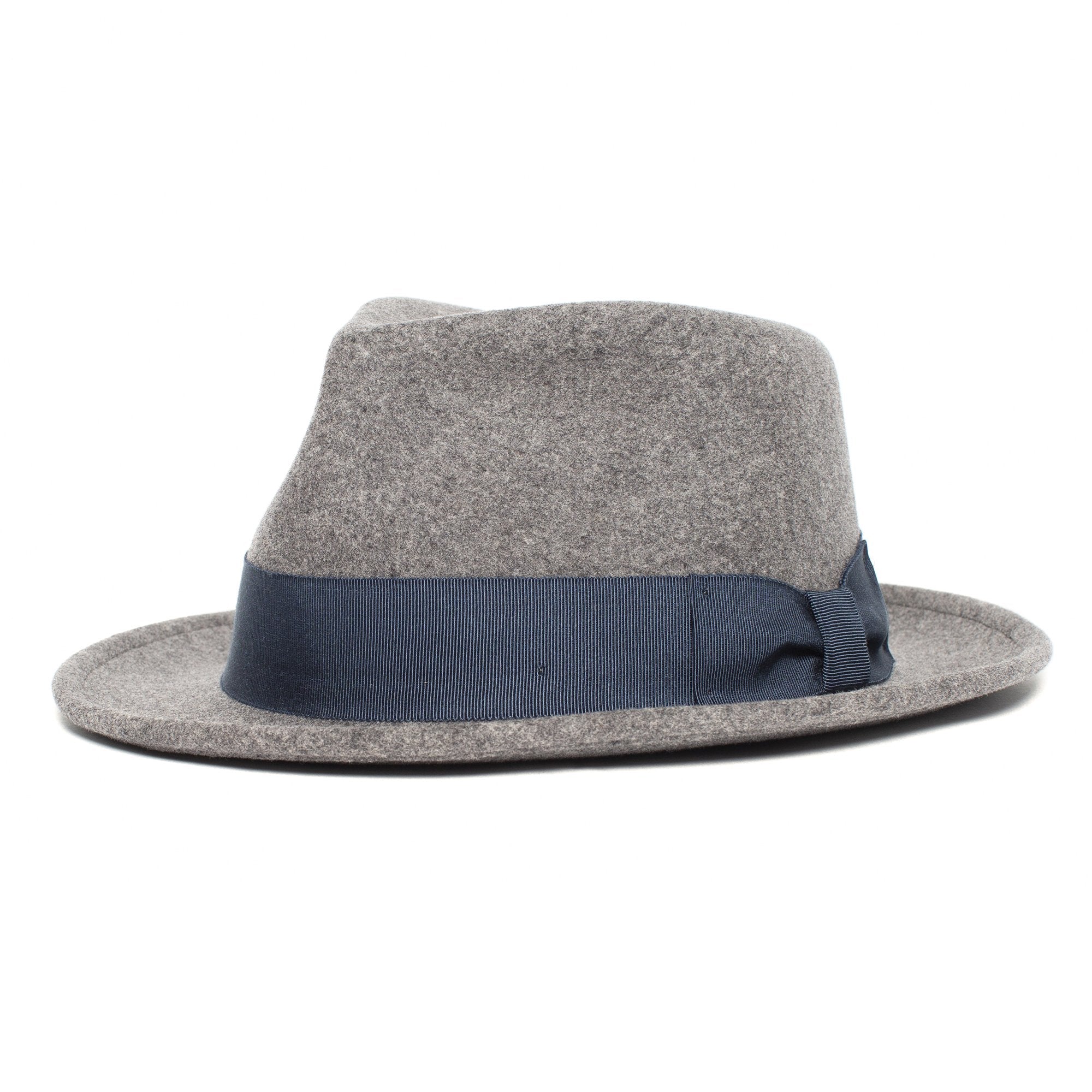 Goorin Bros. radley teardrop medium brim felt fedora hat Grey left side view