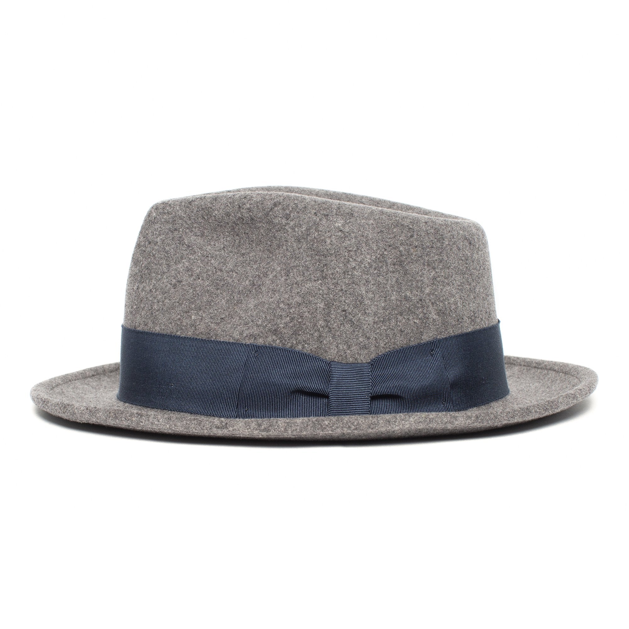 Goorin Bros. radley teardrop medium brim felt fedora hat Grey side view