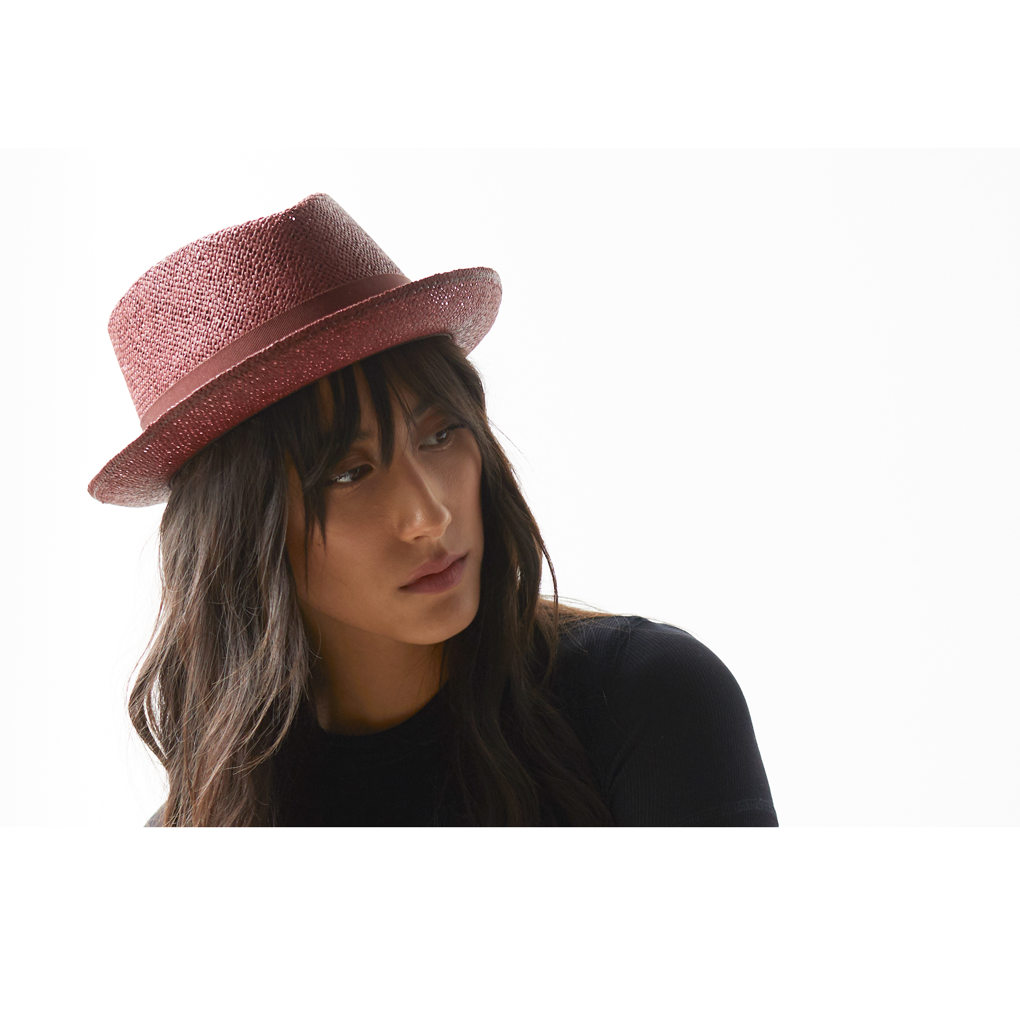 Goorin Bros. Afternoon Sip Burgundy porkpie womens styling