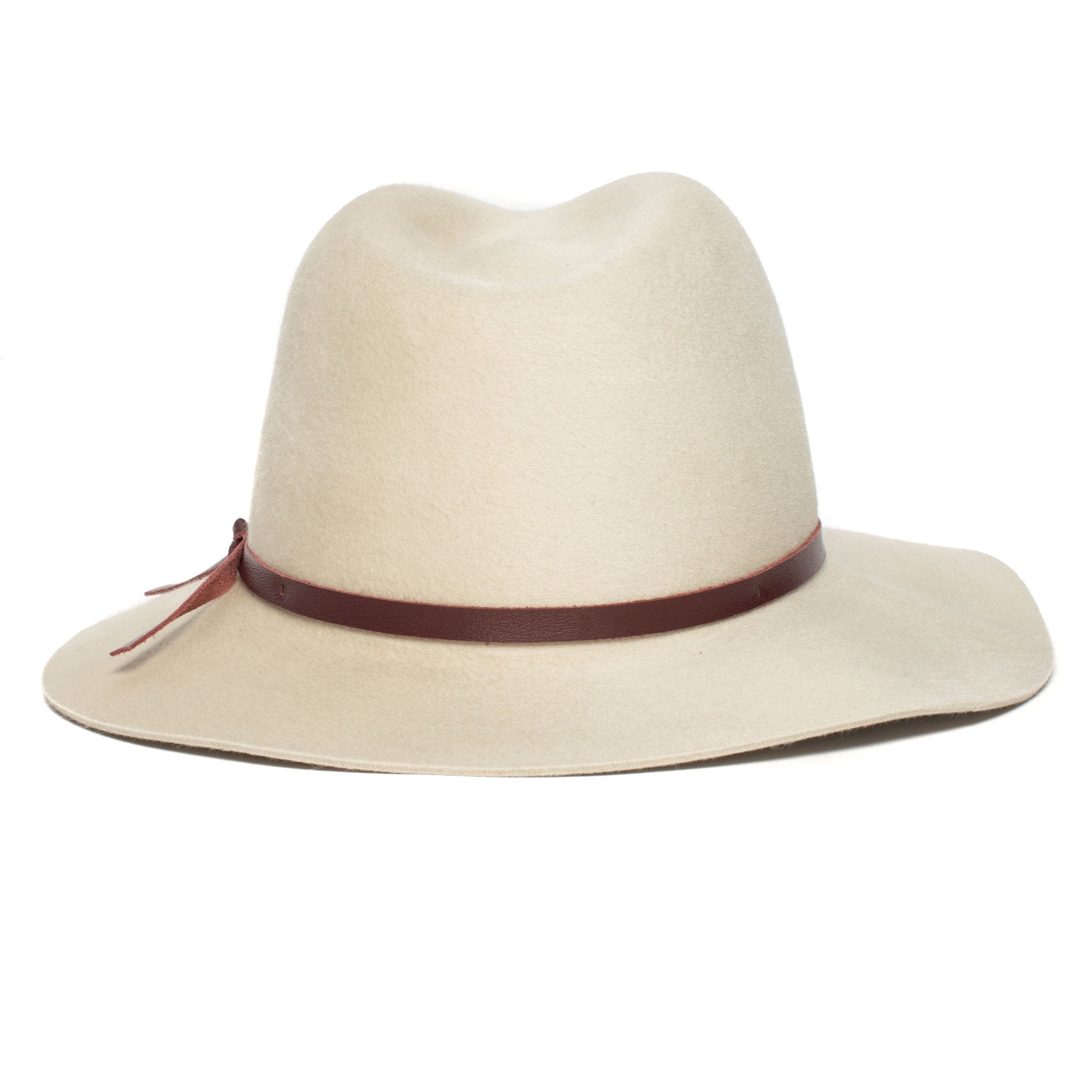 Goorin Bros. the director wool wide brim fedora Stone back view