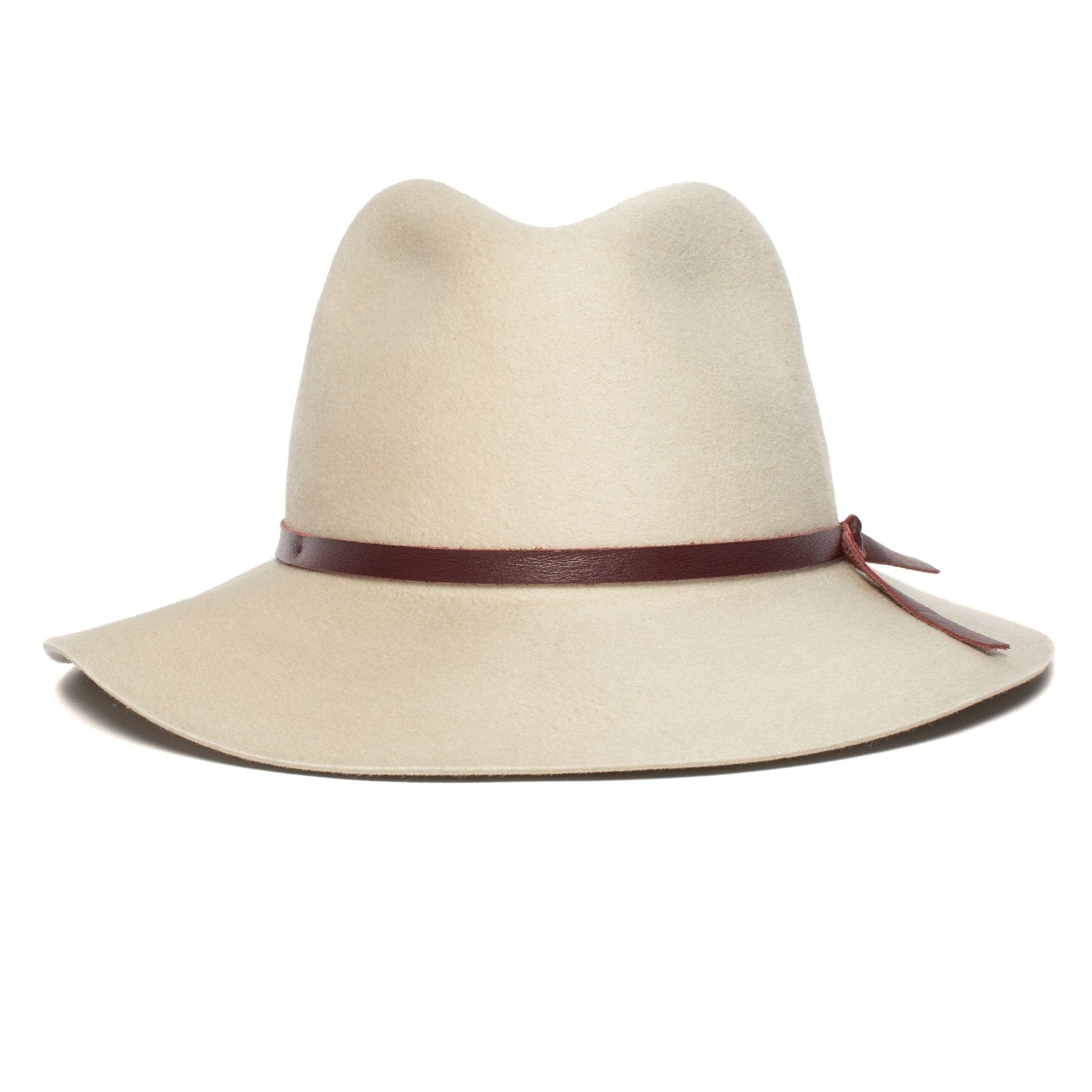 Goorin Bros. the director wool wide brim fedora Stone front view