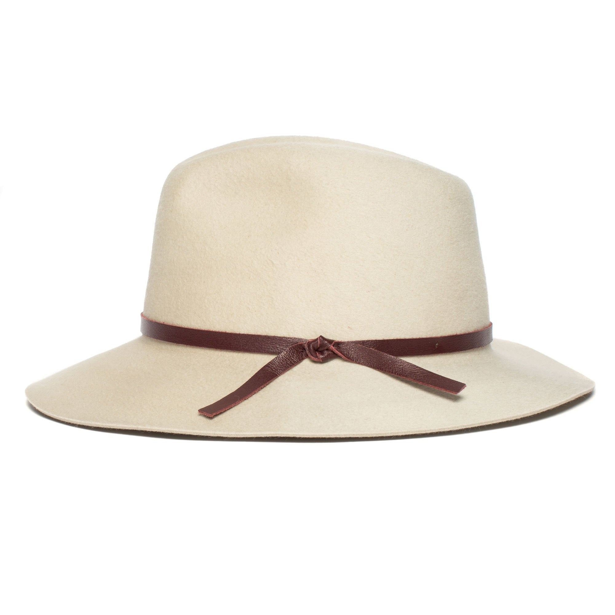 Goorin Bros. the director wool wide brim fedora Stone side view