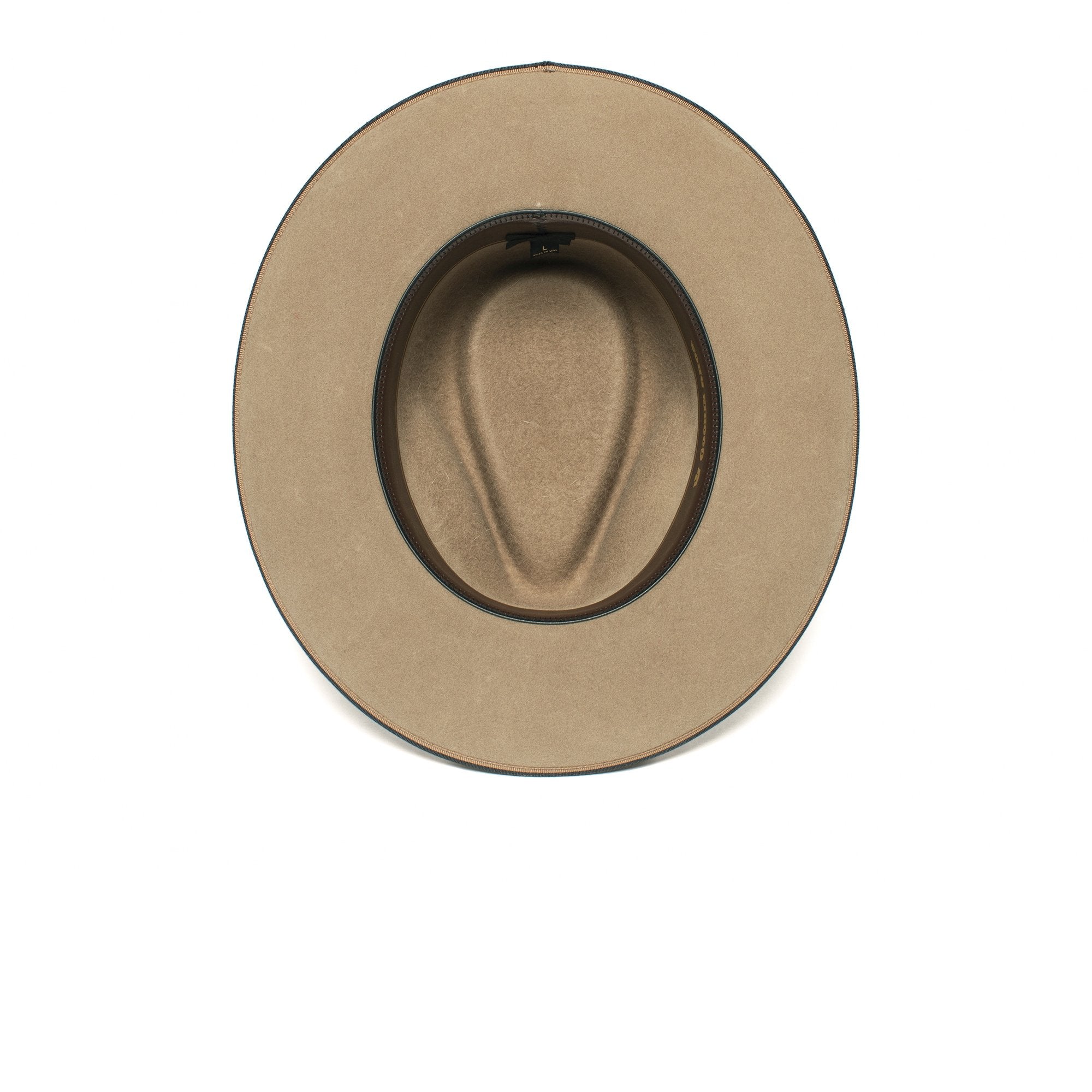 Goorin Bros. aw shoot wool wide brim fedora Tan under view