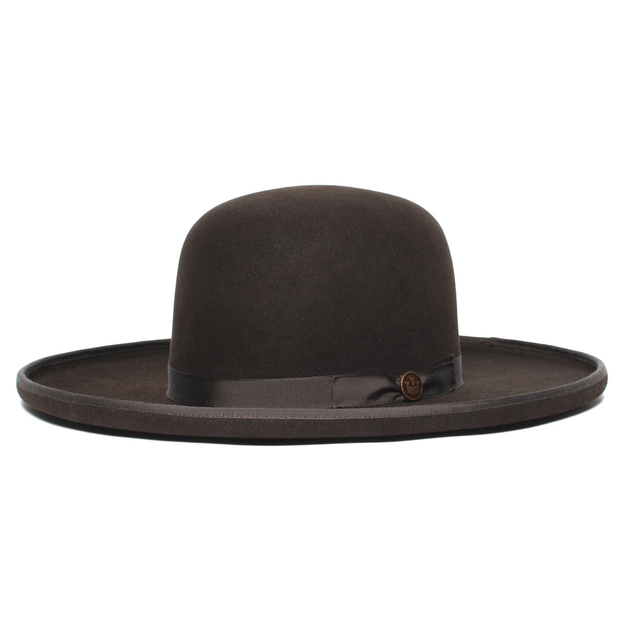 Goorin Bros. bad tony wool wide brim fedora Brown left side view