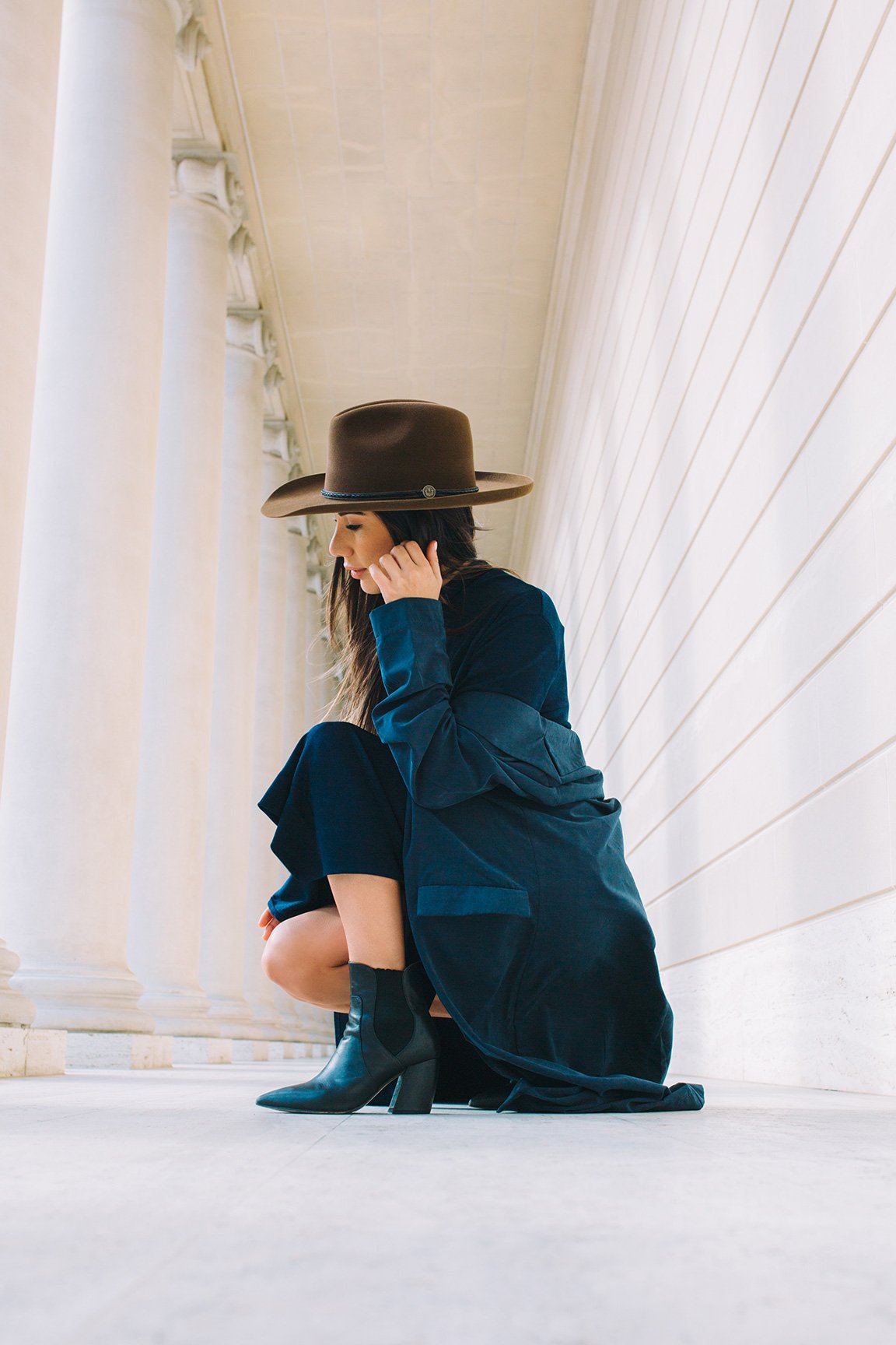 Goorin Bros. big daddy wool wide brim fedora Whiskey Lifestyle Womens
