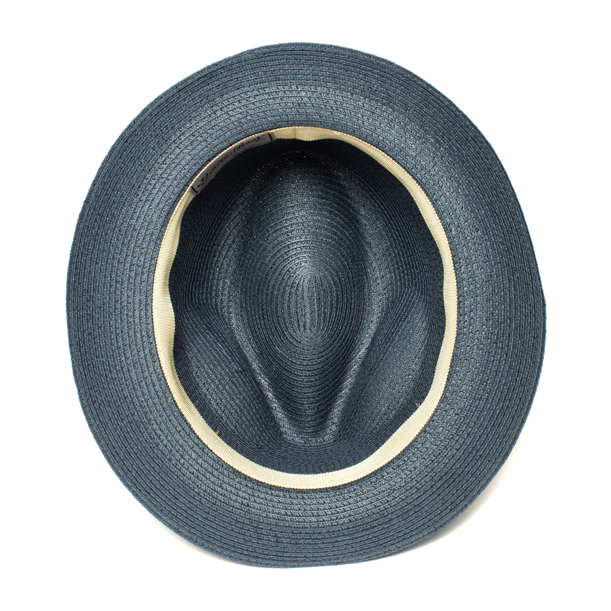 Goorin Bros. legend paper diamond porkpie fedora Navy under view