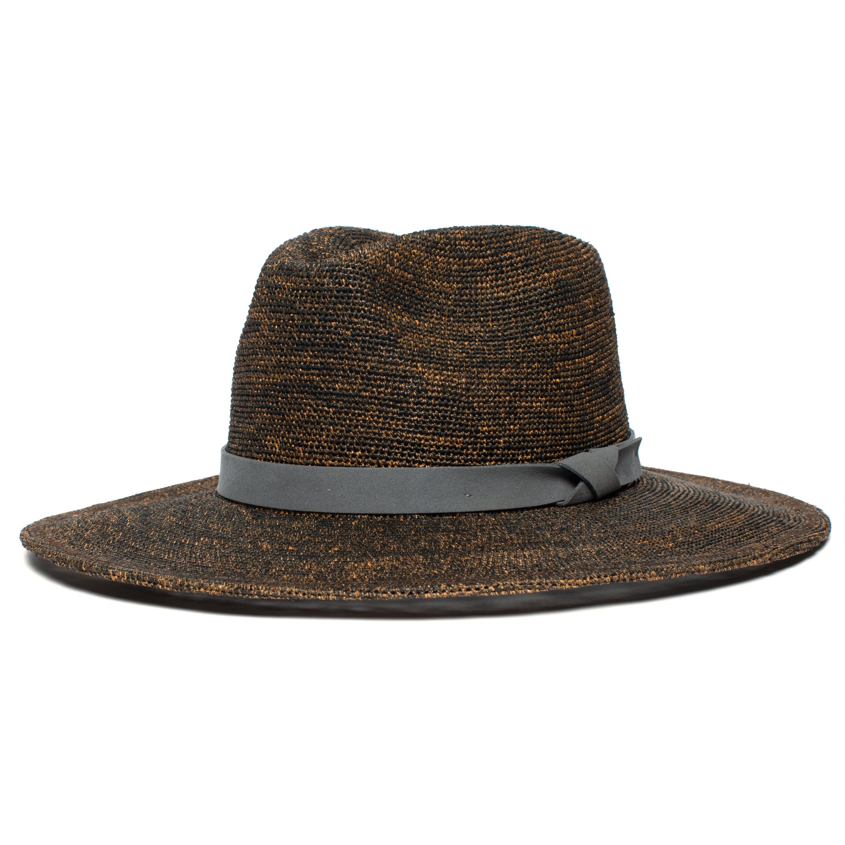 Goorin Bros. cloud nine straw fedora Black left side view
