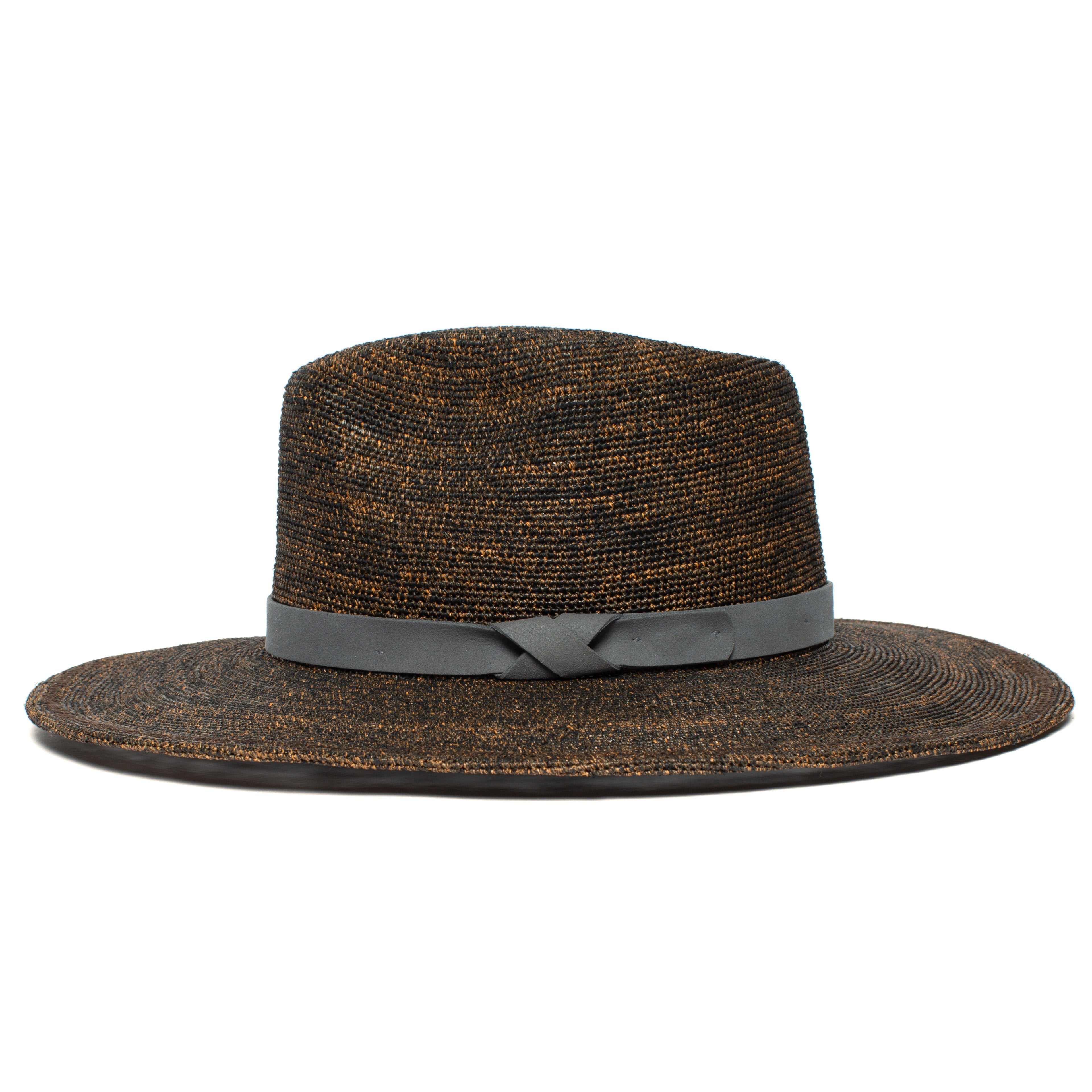 Goorin Bros. cloud nine straw fedora Black side view