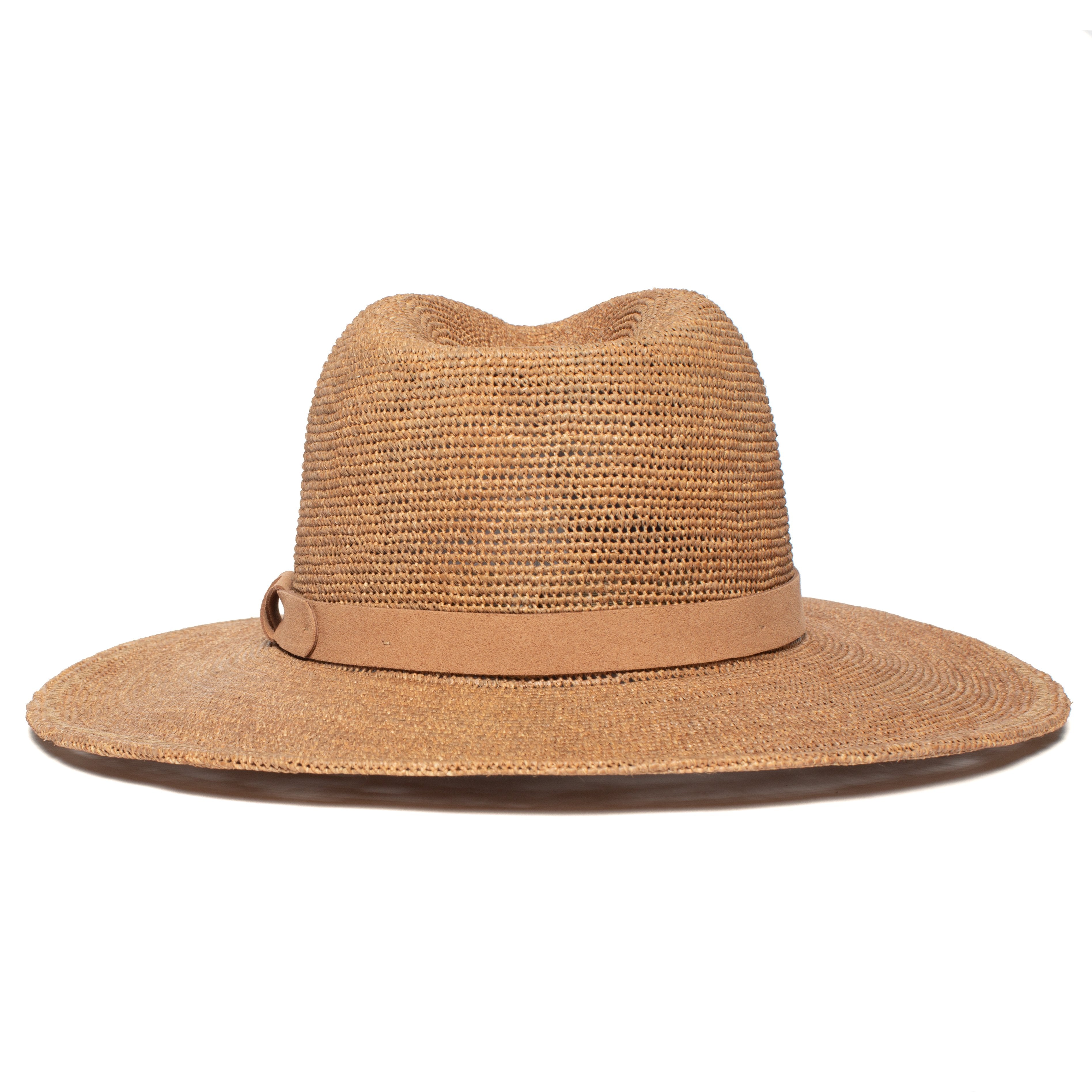Goorin Bros. cloud nine straw fedora Whiskey back view