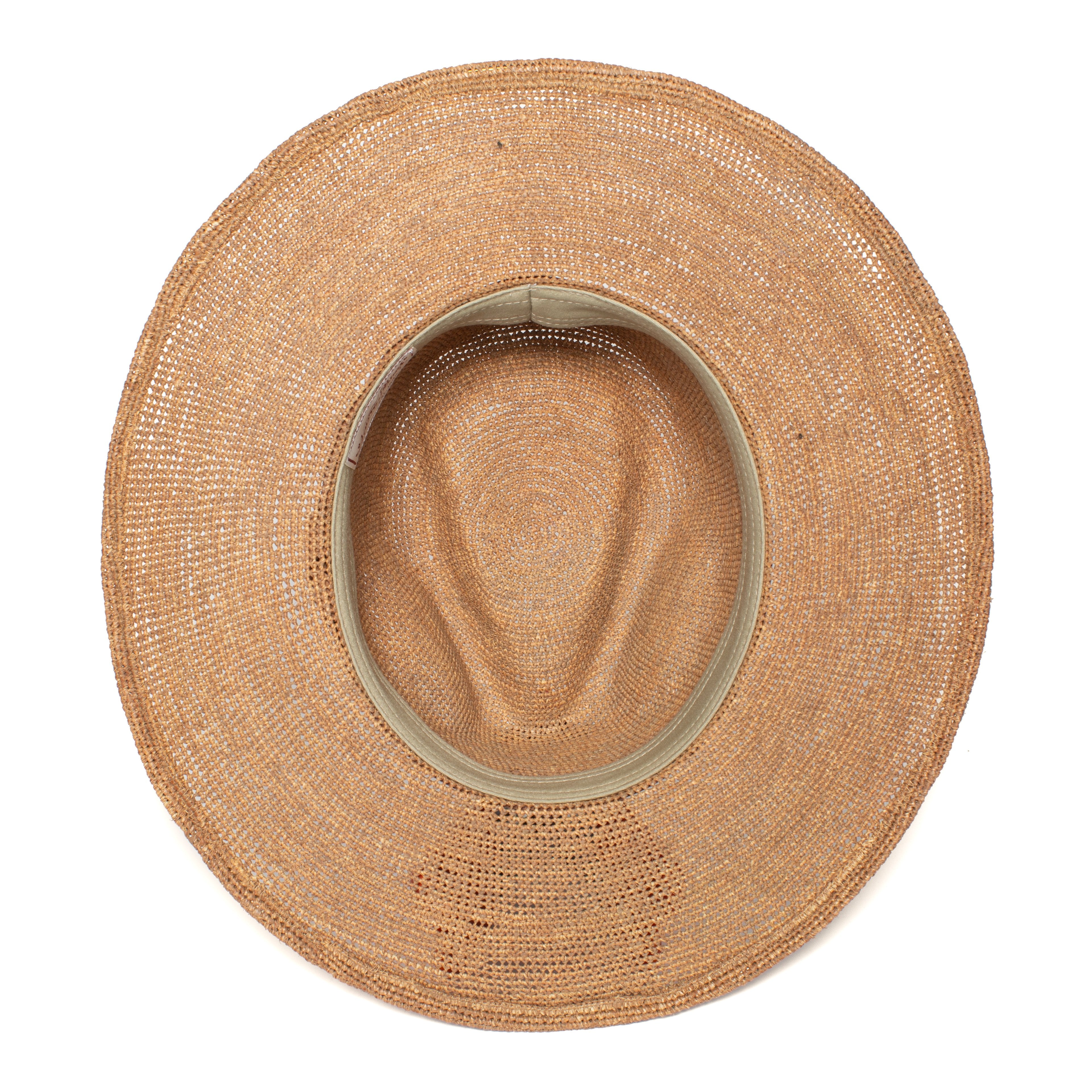 Goorin Bros. cloud nine straw fedora Whiskey under view