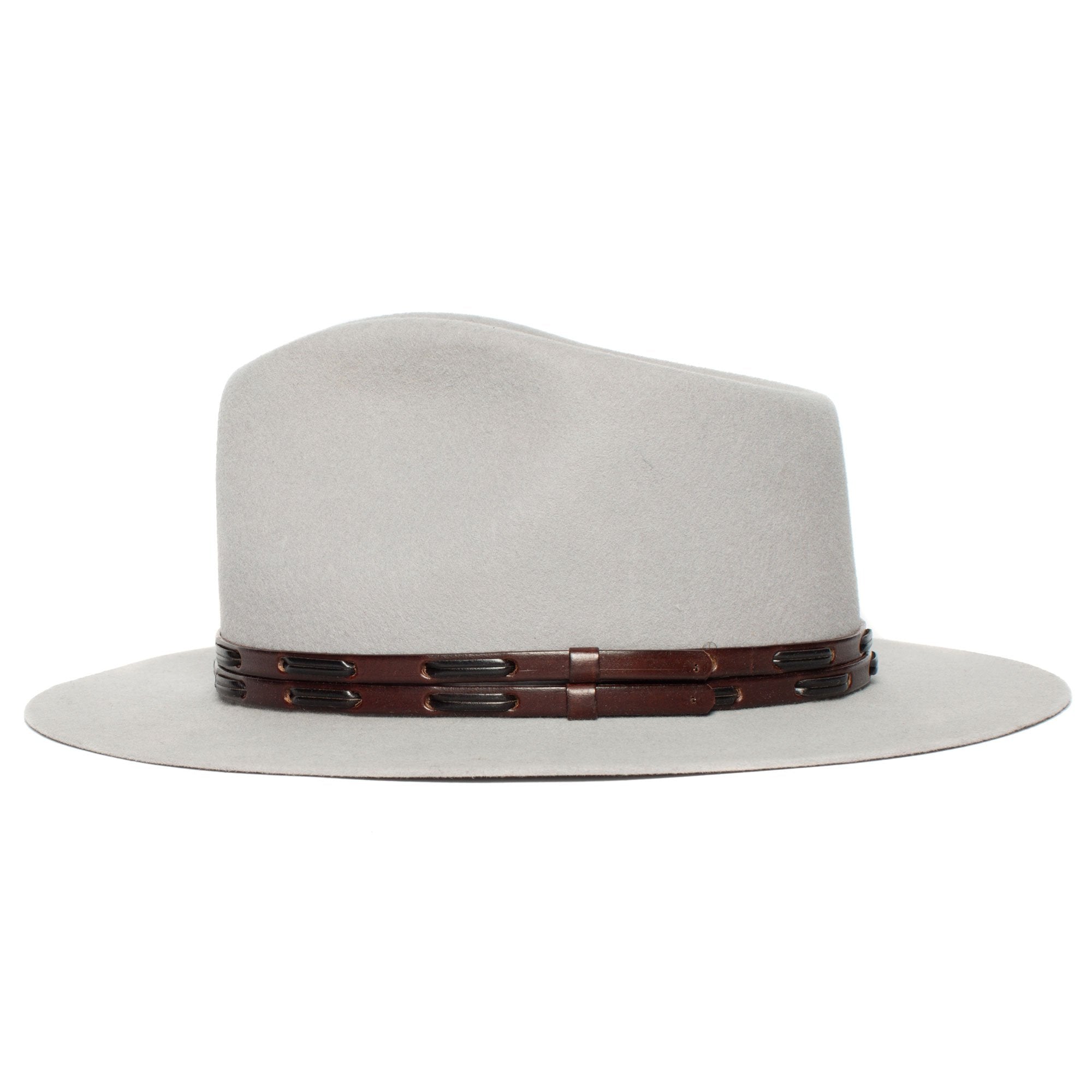 Goorin Bros. deep river wool fedora Grey side view