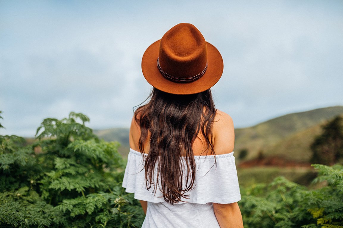 Goorin Bros. deep river wool fedora Rust Lifestyle Womens