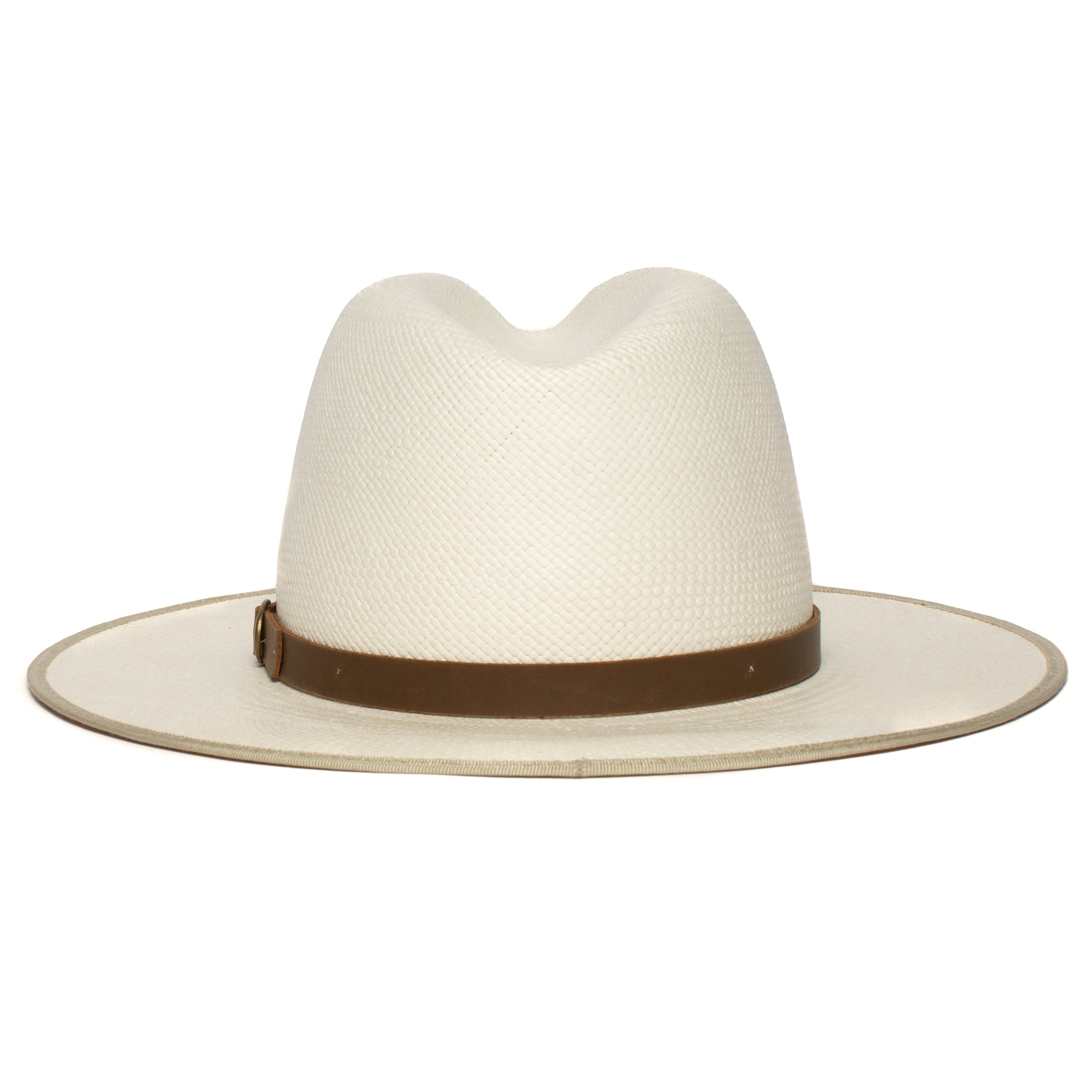 Goorin Bros. a better man straw fedora Stone back view