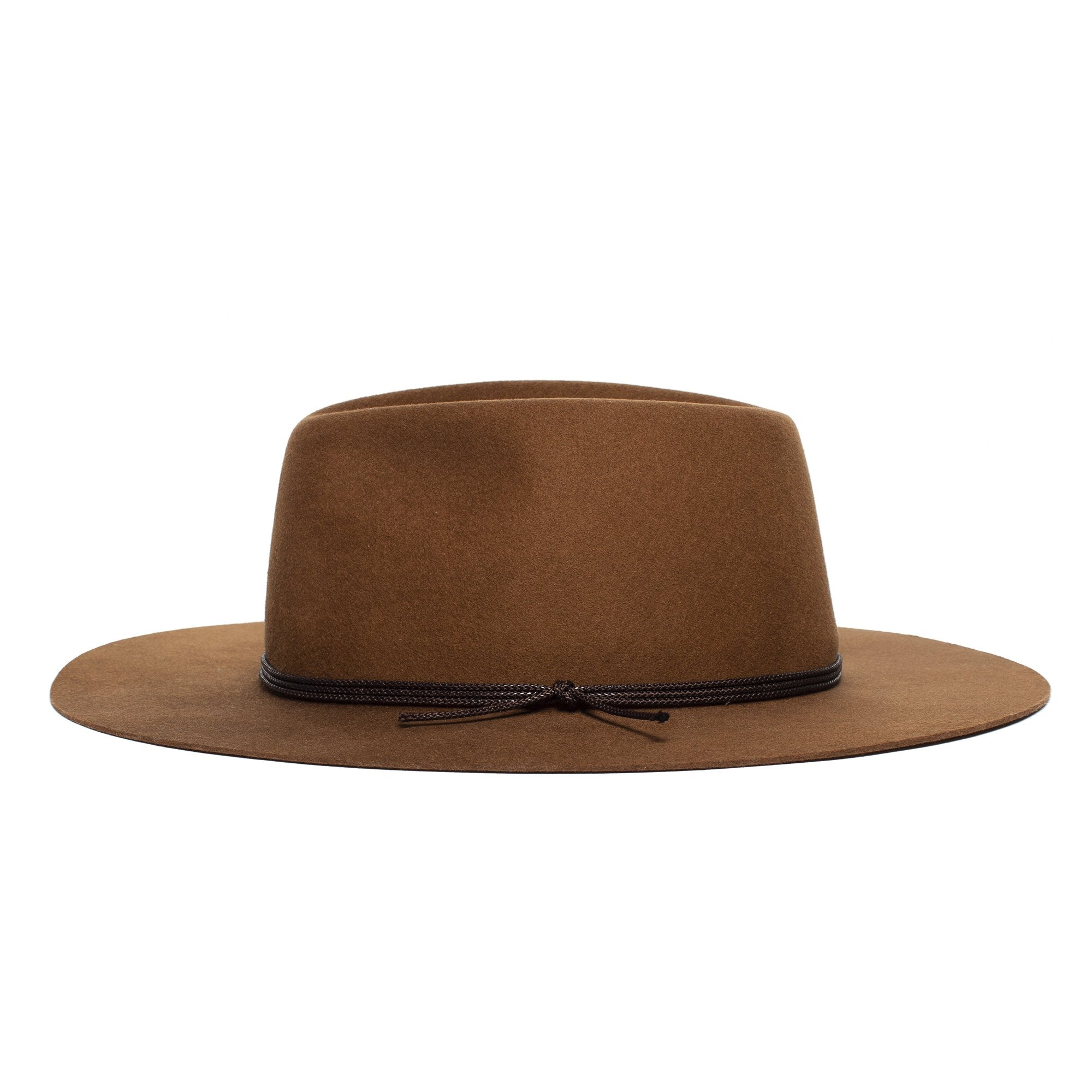 Goorin Bros. dakota wool wide brim fedora Whiskey side view