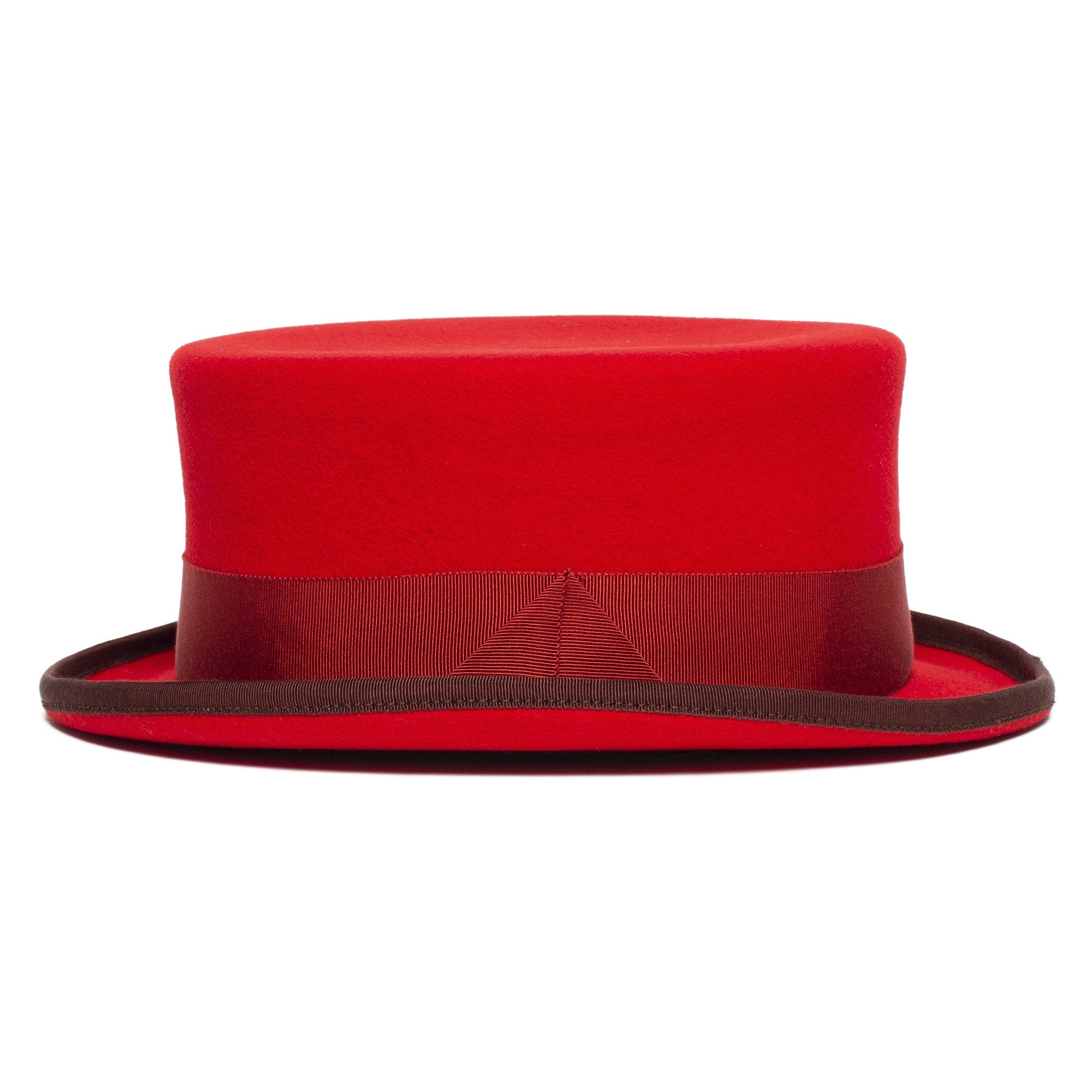Goorin Bros. cash queen wool equestrian top hat Scarlet side view
