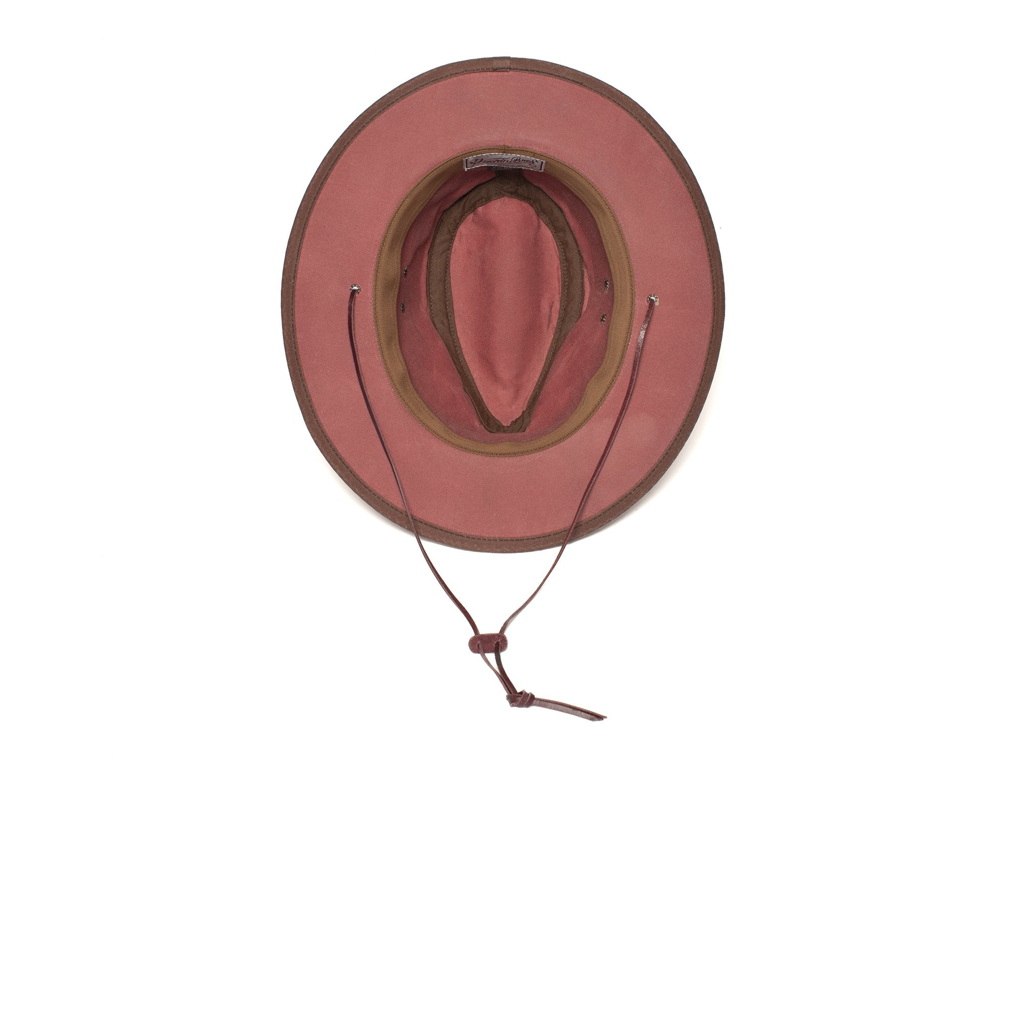 Goorin Bros. down the bayou cotton diamond porkpie fedora Pink under view