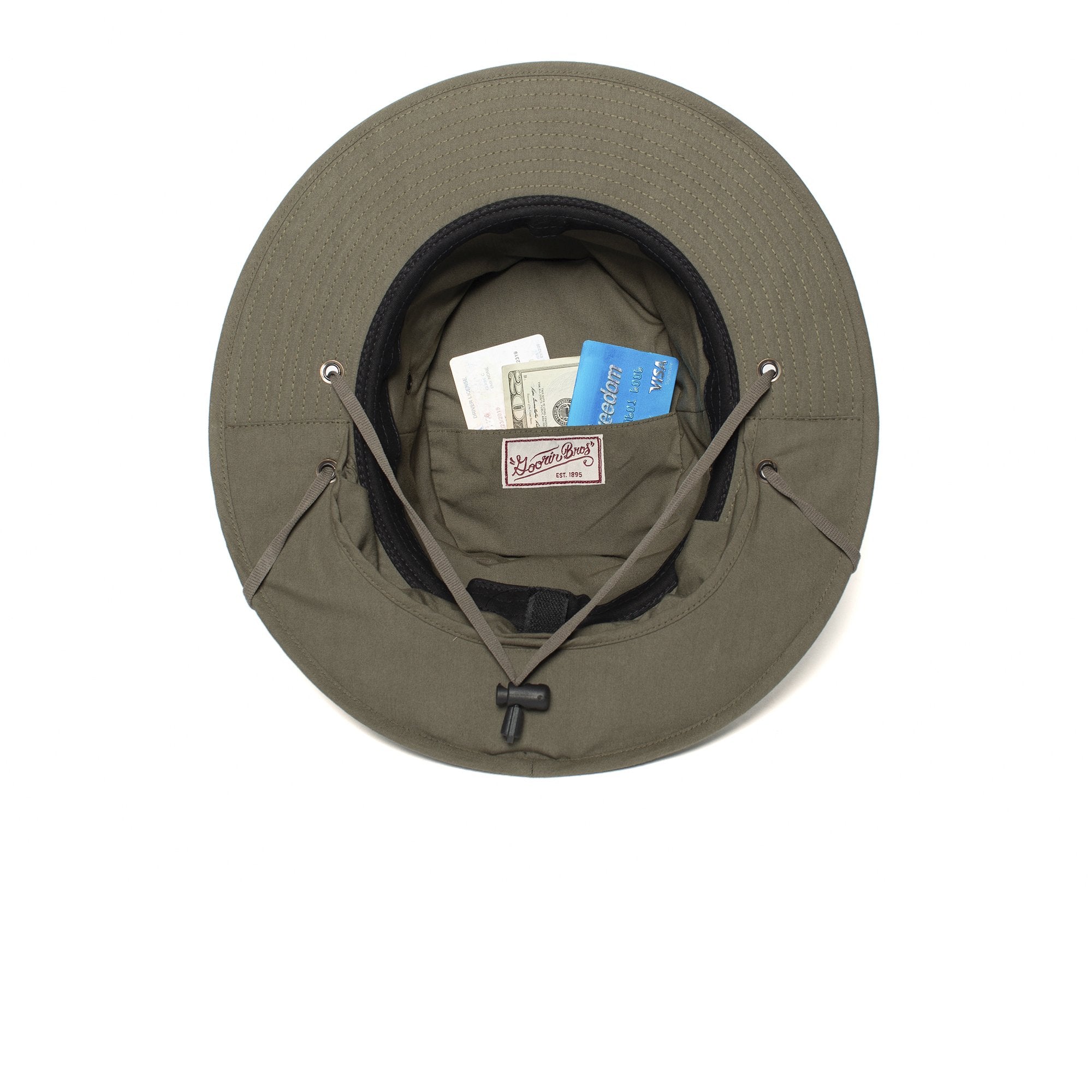 Goorin Bros. above beyond safari Olive under view