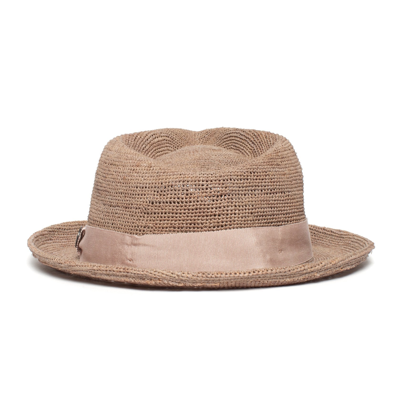 Goorin Bros. mr park straw wide brim fedora Charcoal back view