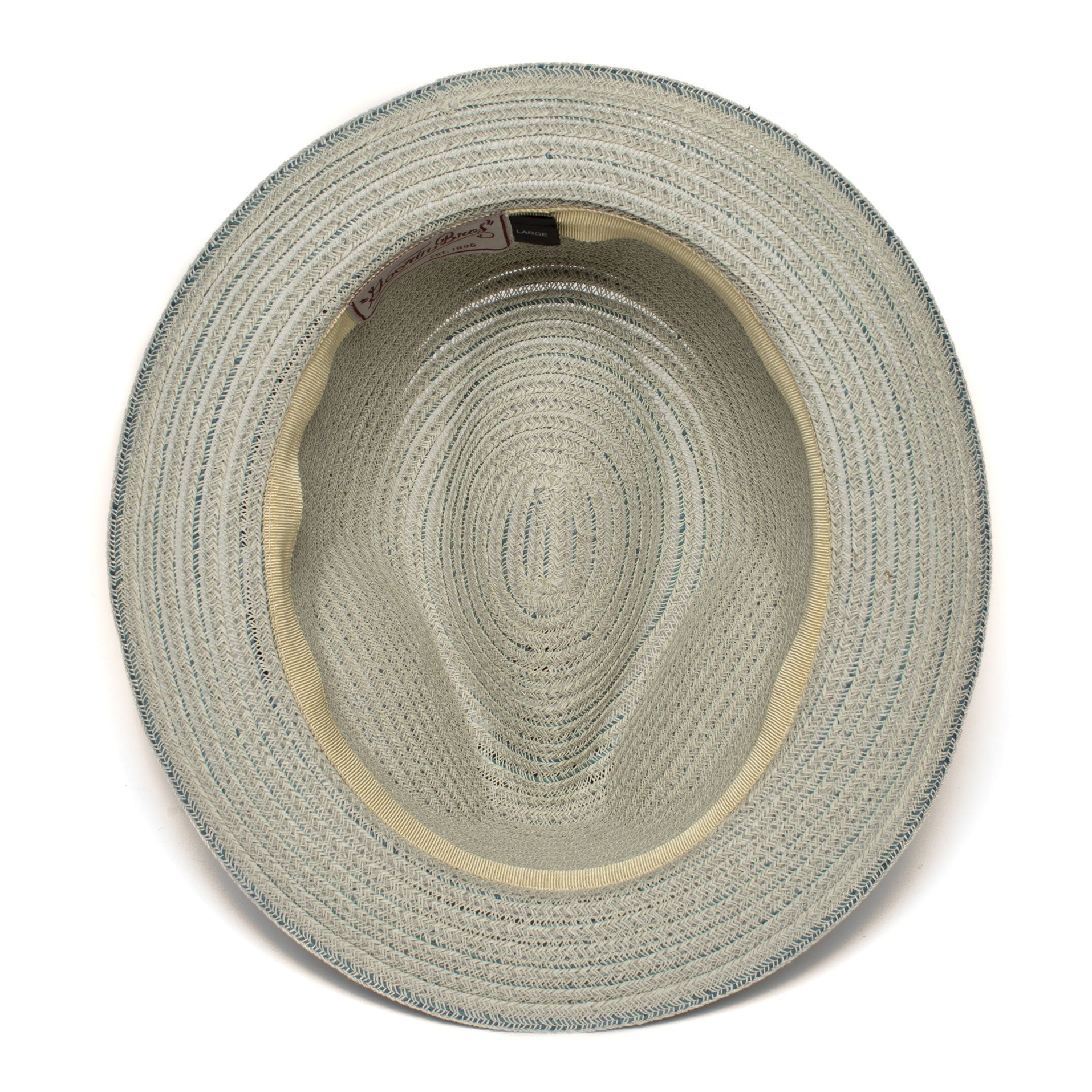 Goorin Bros. davie paper fedora Light Blue under view