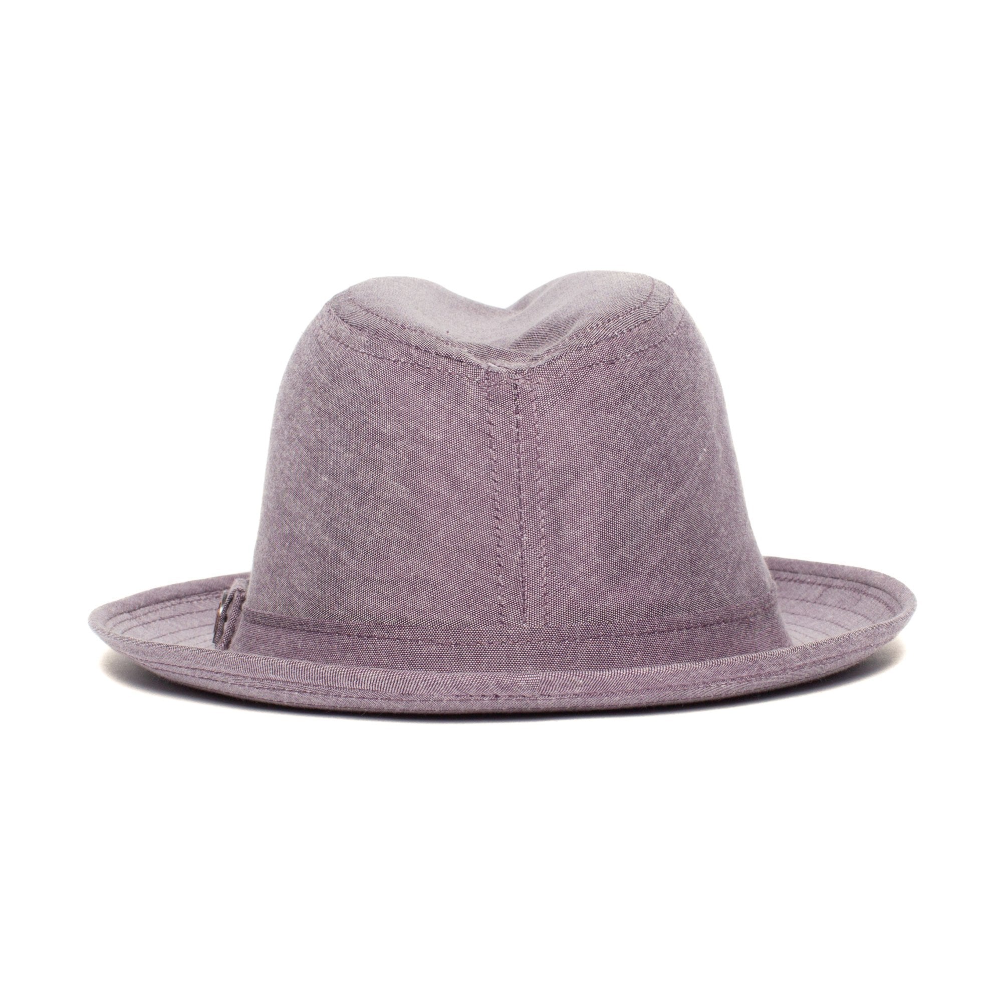 Goorin Bros. high dive cotton fedora Maroon back view