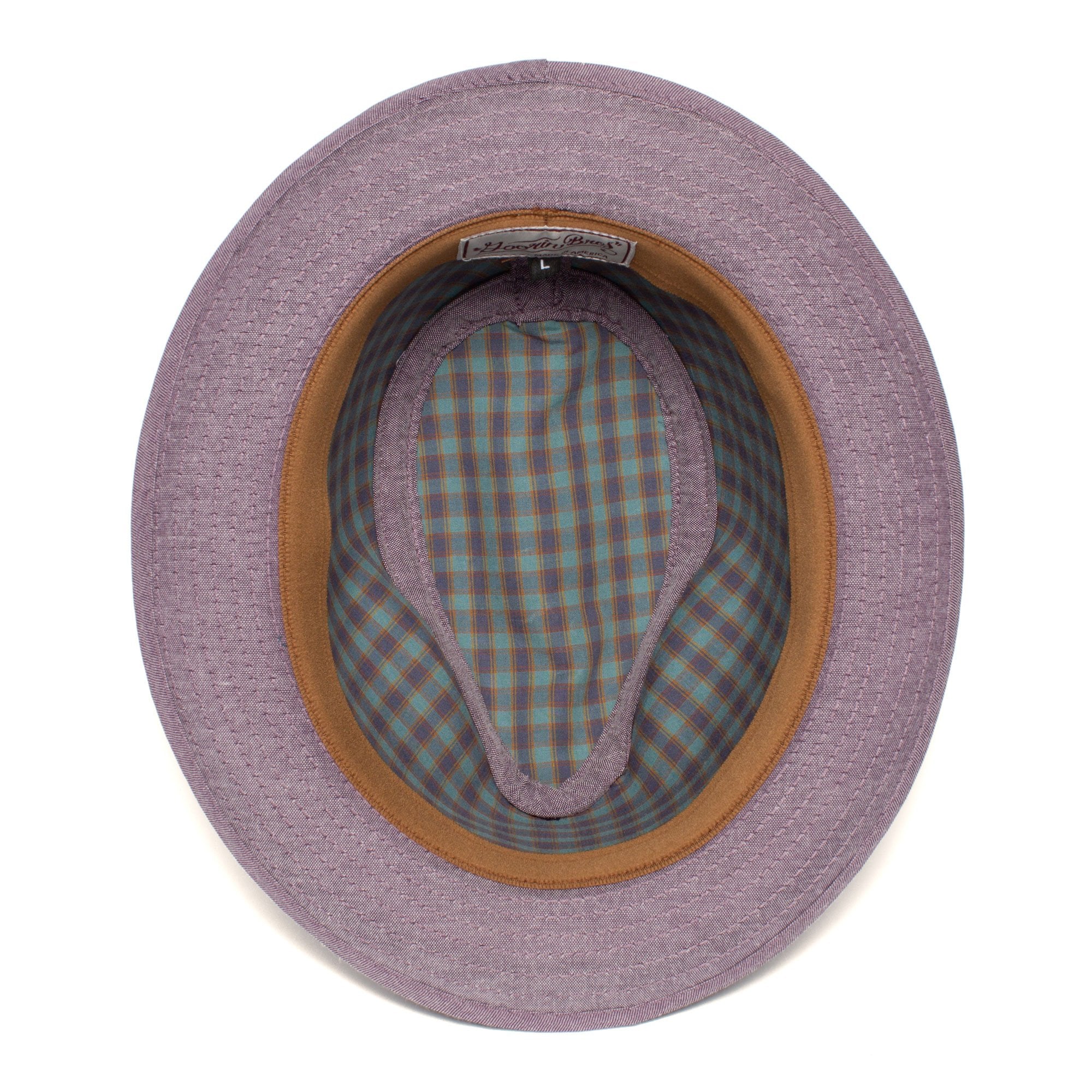 Goorin Bros. high dive cotton fedora Maroon under view