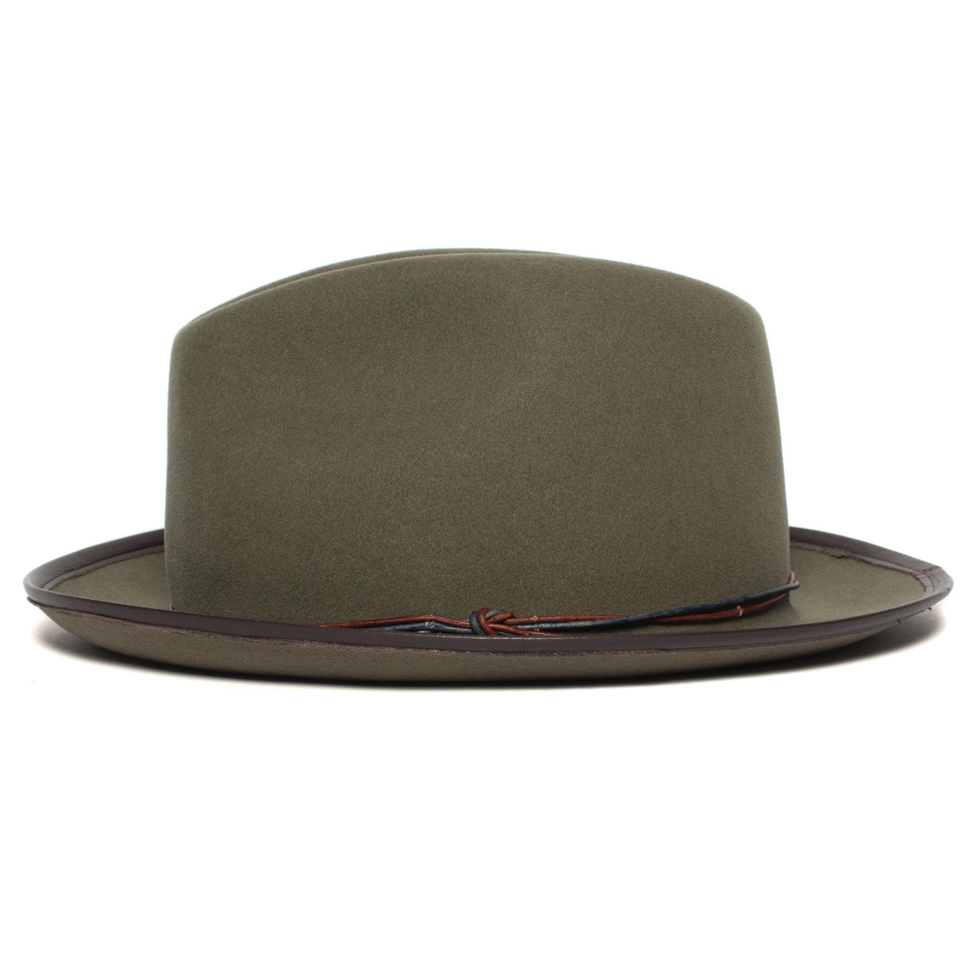 Goorin Bros. roscoe wool wide brim fedora Sage side view