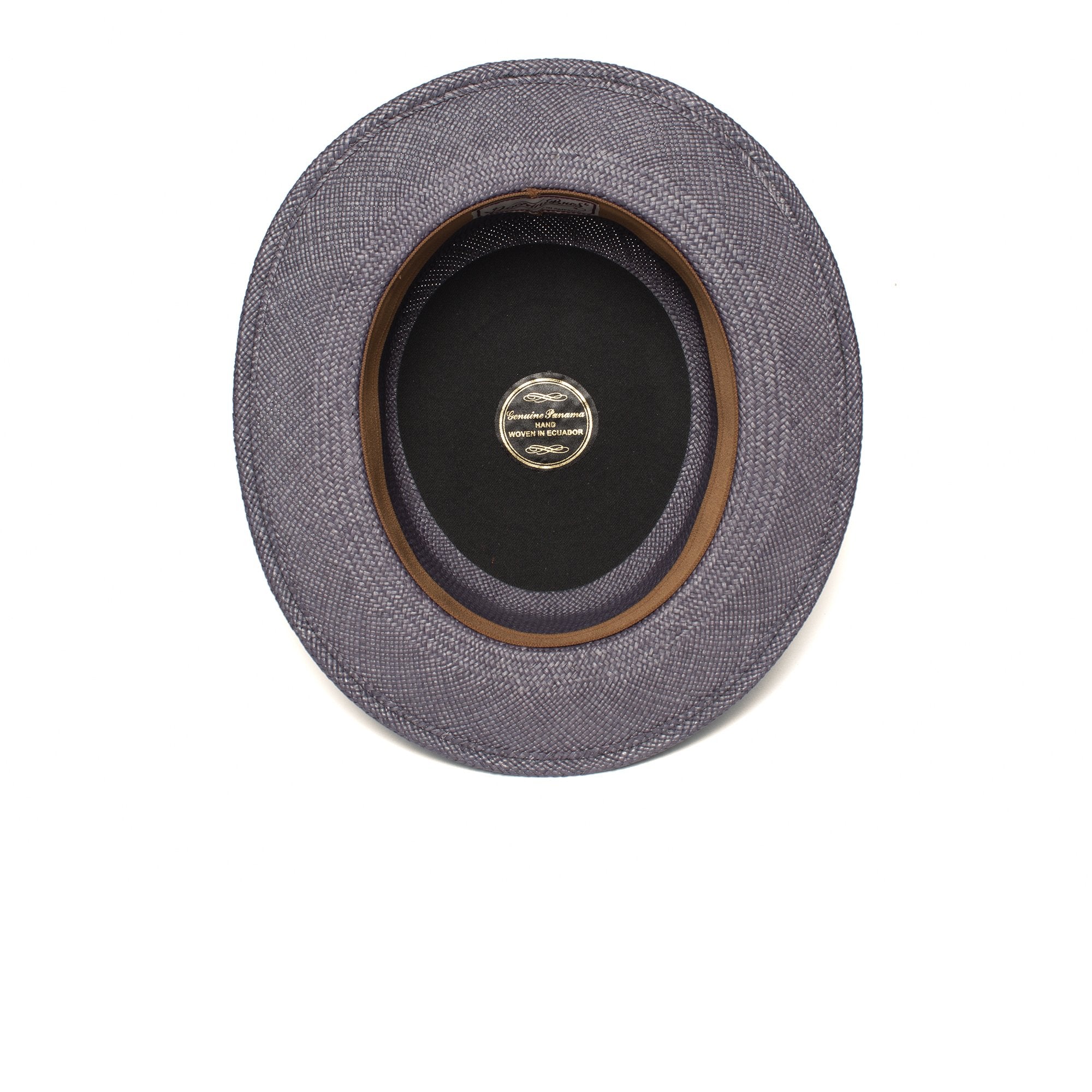 Goorin Bros. dawson tate straw diamond porkpie fedora Blue under view