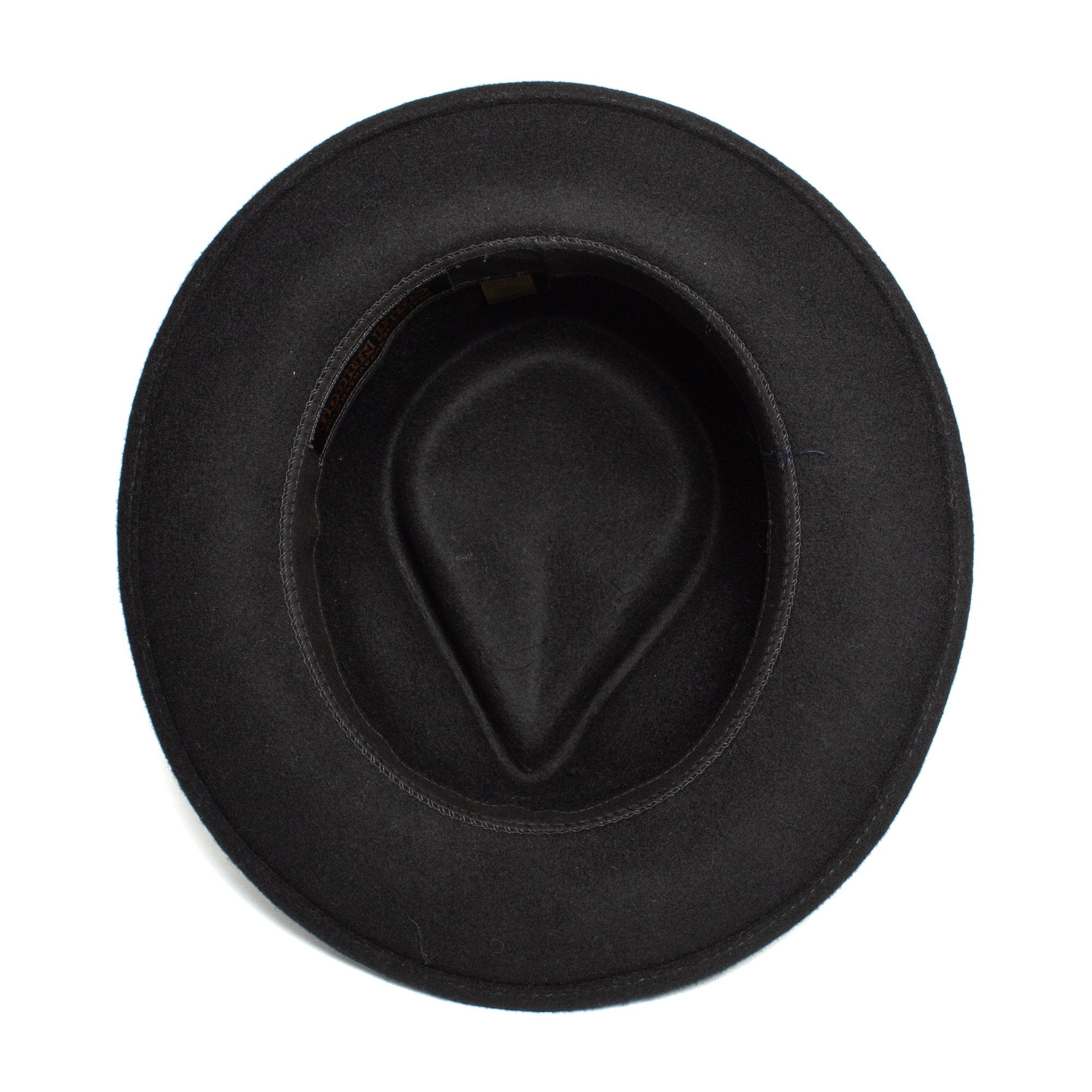Goorin Bros. the saloon wool wide brim fedora Black under view