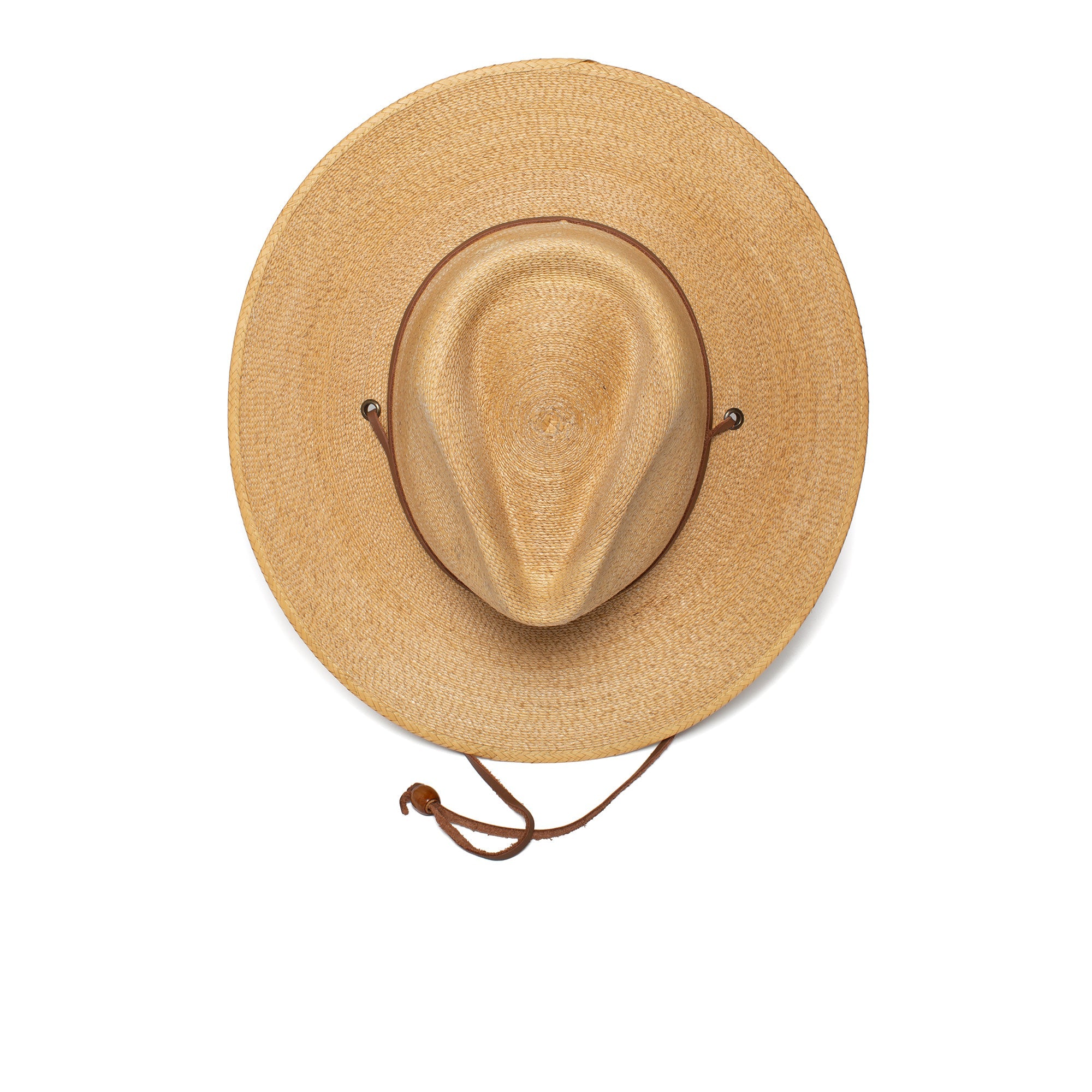 Goorin Bros. sundowner wide brim fedora Tan top view