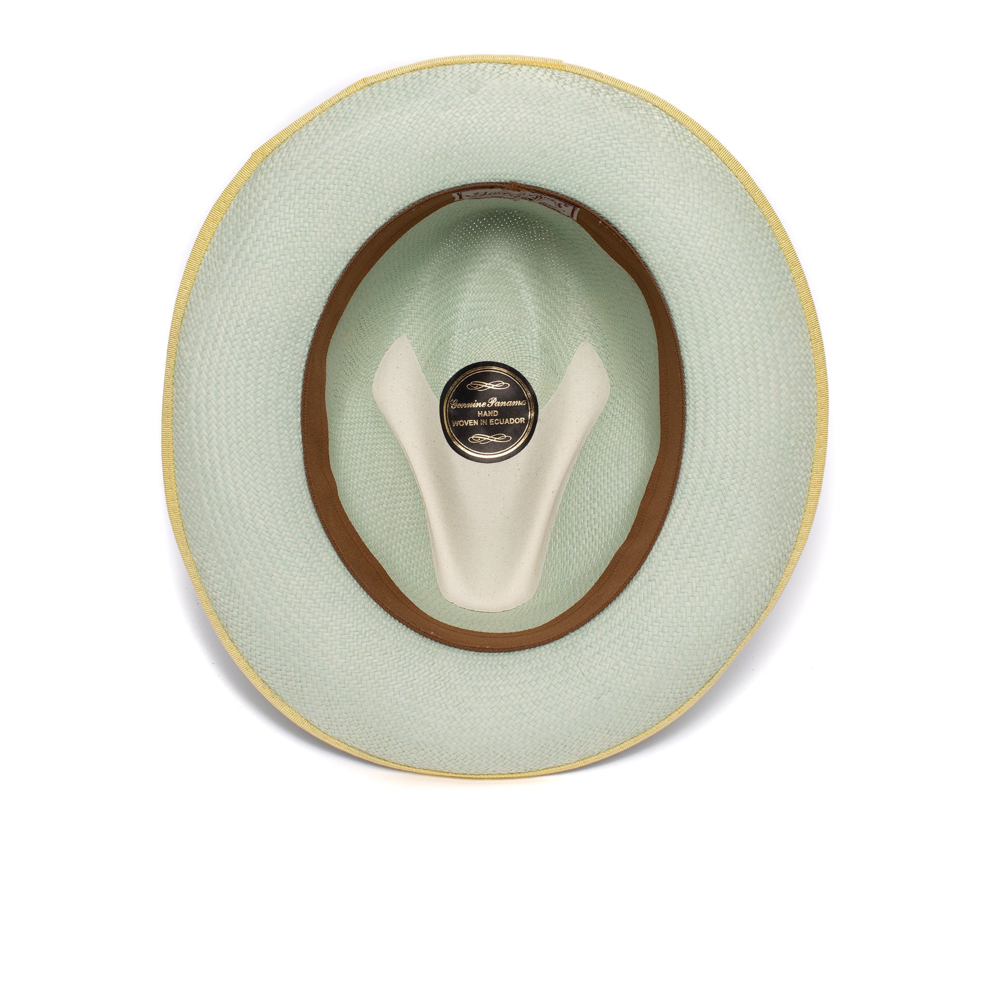 Goorin Bros. hartman wide brim toquilla straw fedora Sky under view