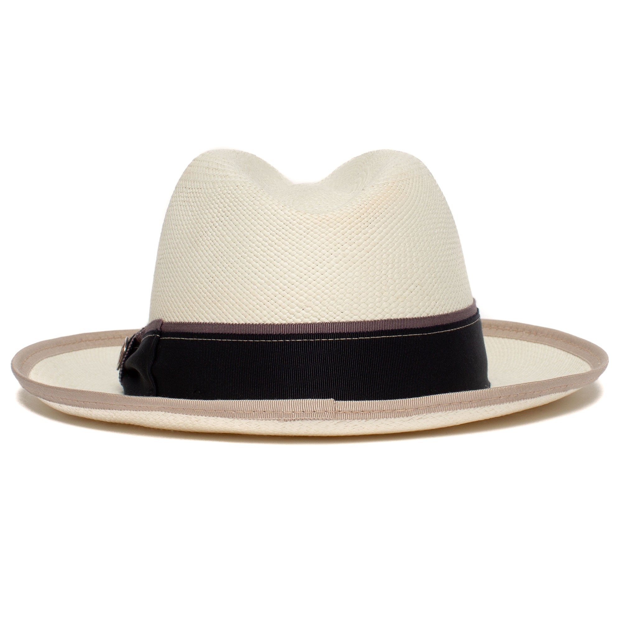 Goorin Bros. hartman wide brim toquilla straw fedora White back view