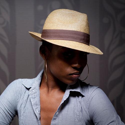 Goorin Bros. fields straw wide brim fedora Brown womens styling
