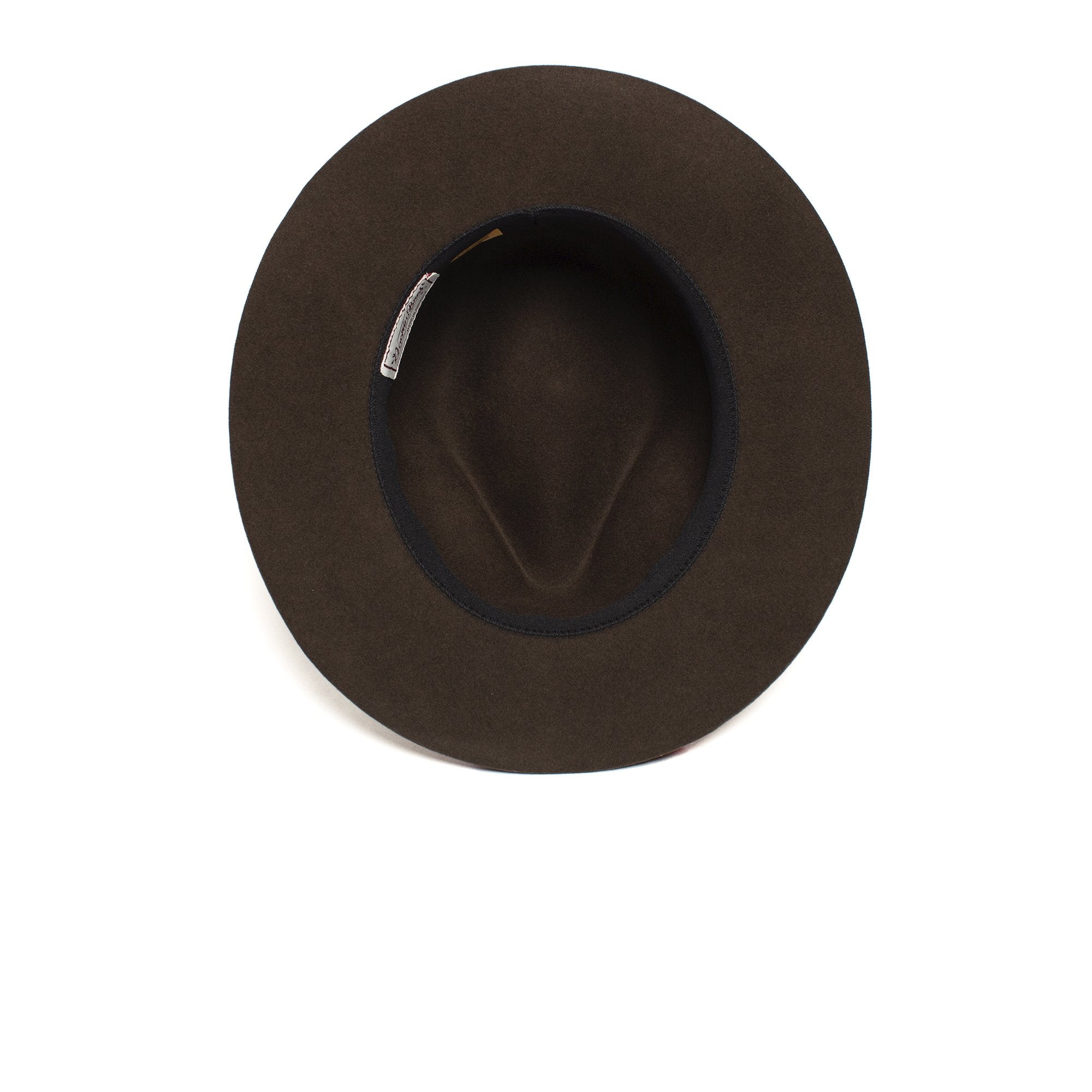 Goorin Bros. maise lock wool wide brim fedora Brown under view
