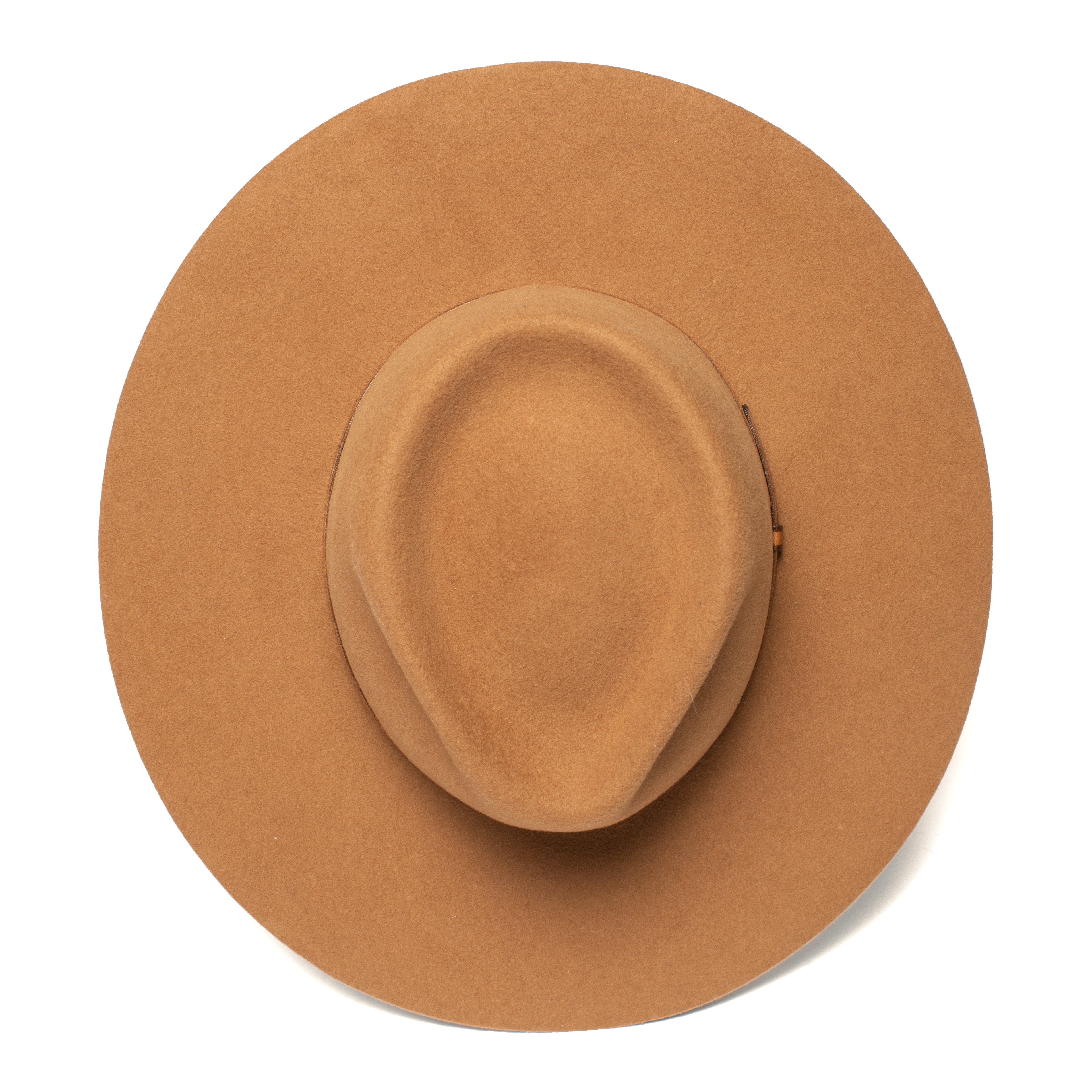Goorin Bros. dirty dallas wool fedora Whiskey top view
